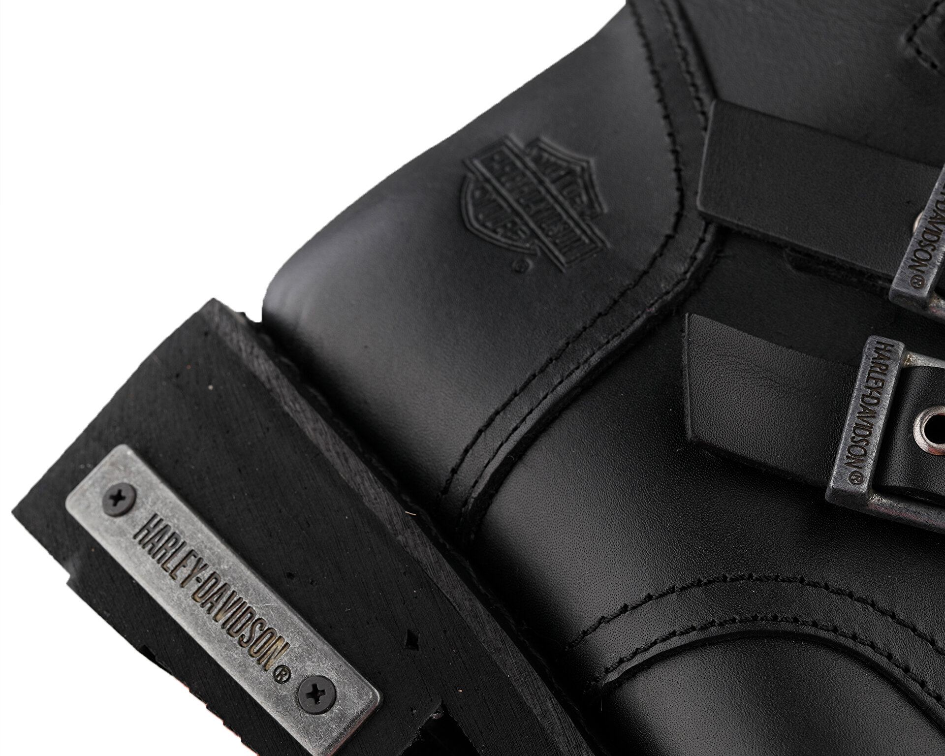 Harley Davidson Erkek 025M100719 Black Deri Austin Siyah