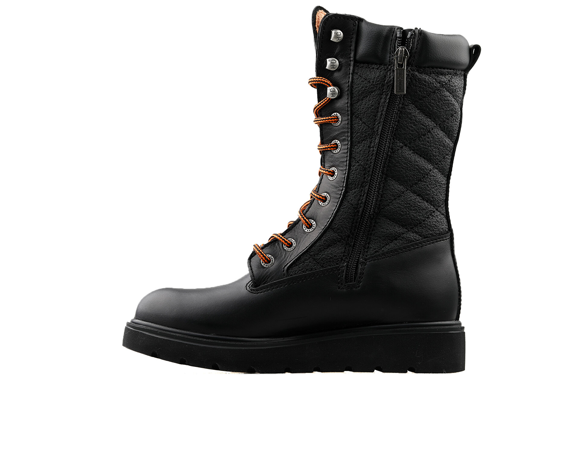 Katy Kadın Harley Davidson Kadın Günlük Bot 025Z100627-BLACK-DERI