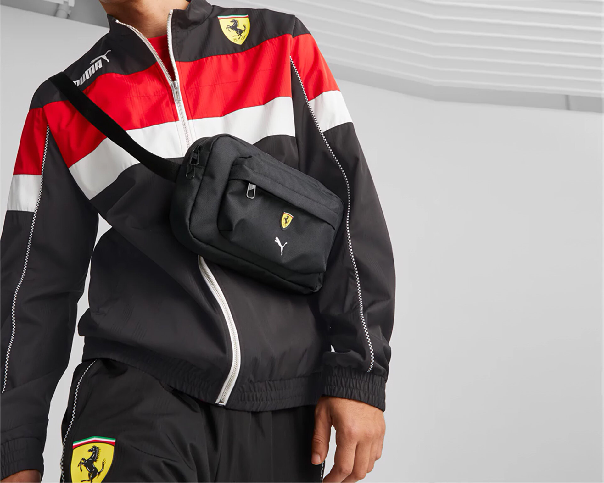 Puma Erkek Ferrari Sptwr Race Waist Bag Siyah 07956802