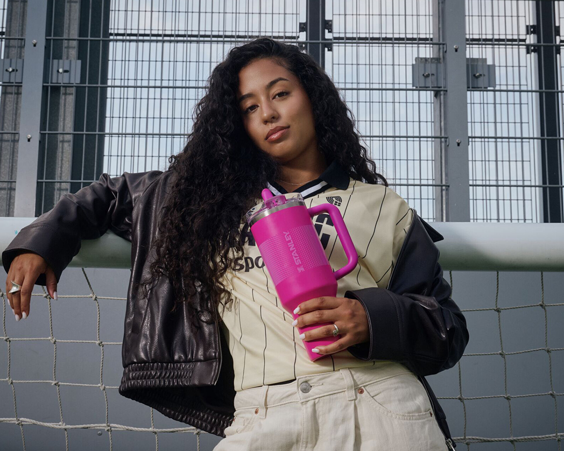 STANLEY Unisex The Quencher ProTour Flip Straw Tumbler 1.18L Pembe