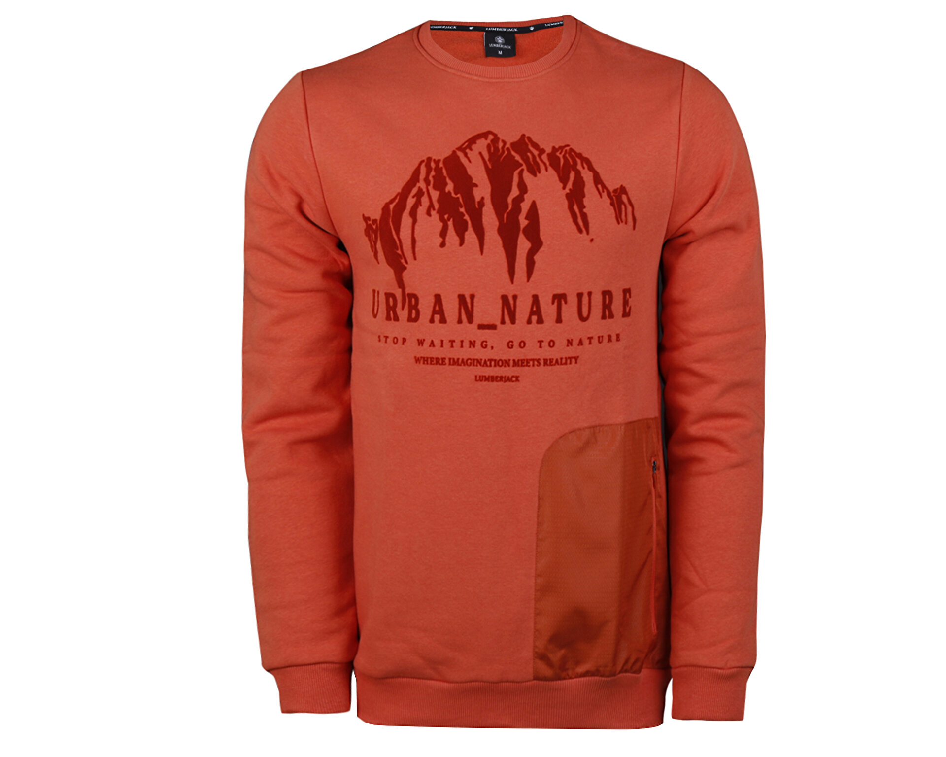 Lumberjack Erkek M Cg556 Nature Sweatshirt 2Pr Turuncu 100002638