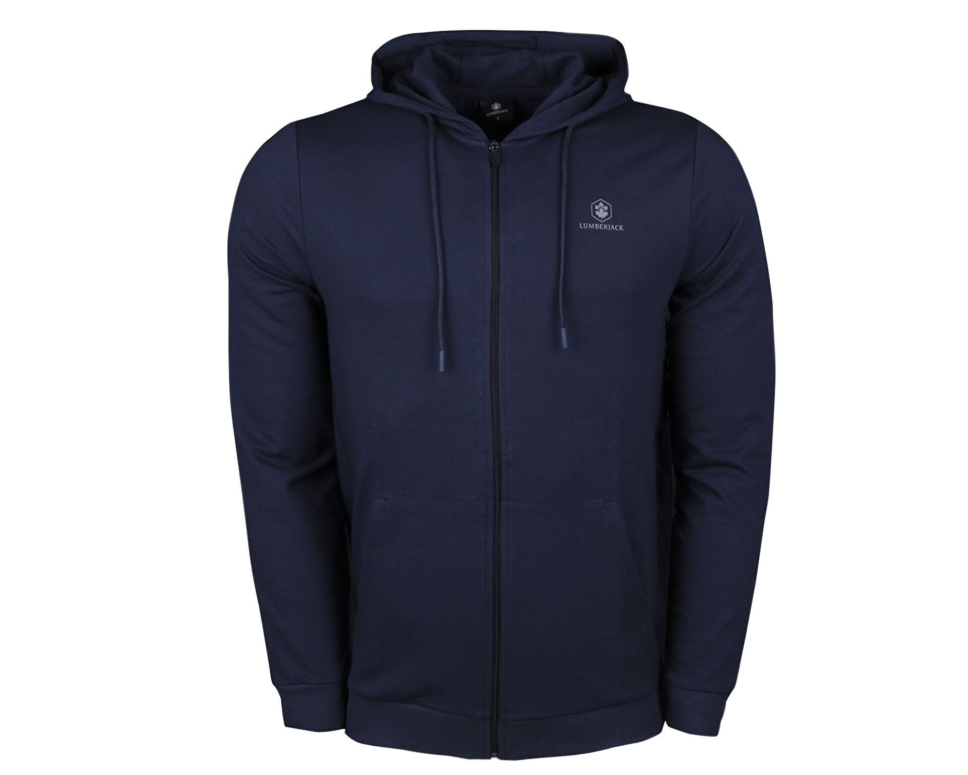 Lumberjack Erkek Basic Full Zip Hoodie 2Pr Lac Lacivert 100002669