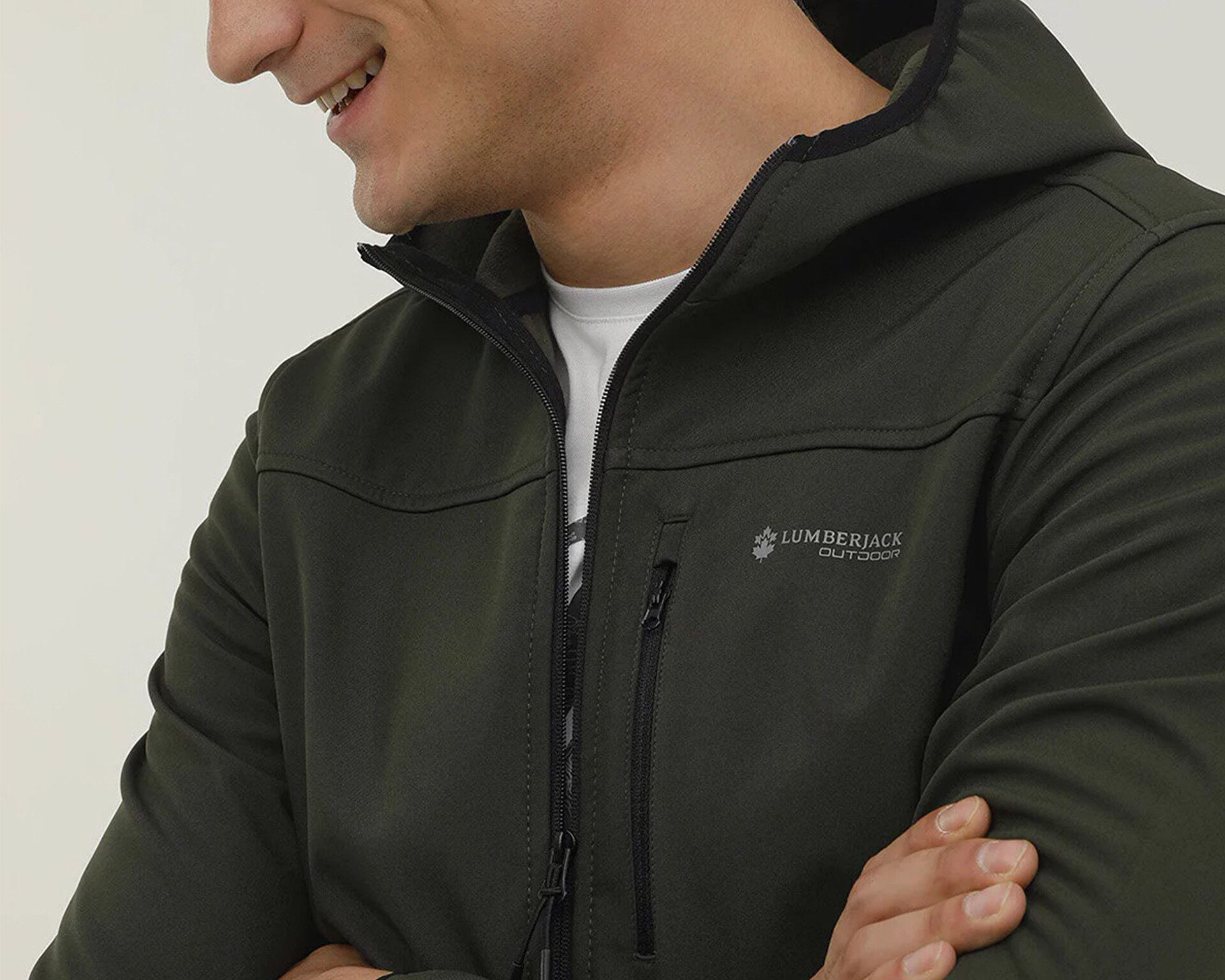 Lumberjack Erkek M-Gt16 Basic Softshell 2Pr Yeşil 101169248