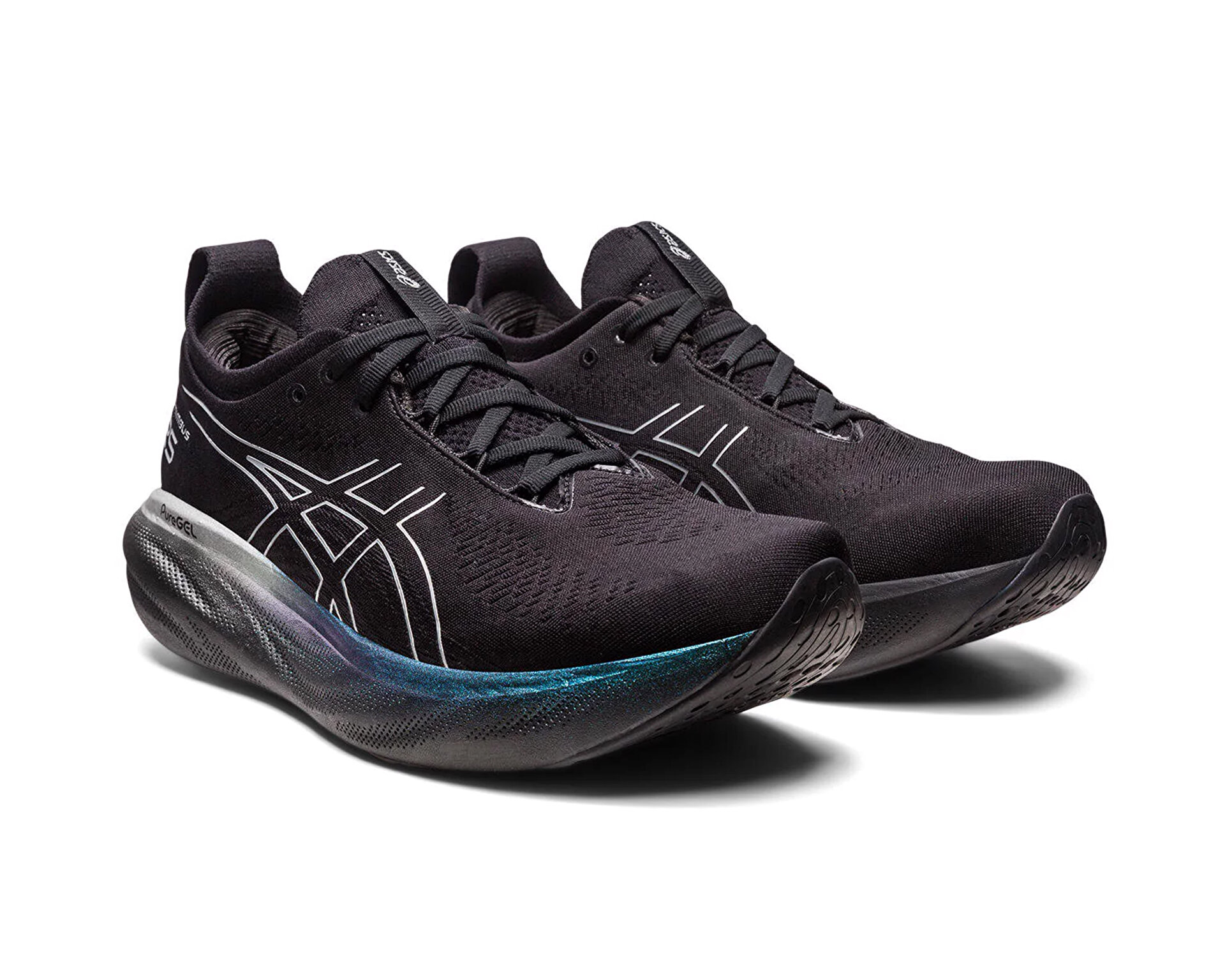 Asics Erkek Gel Nimbus 25 Platinum Siyah 1011B616-001