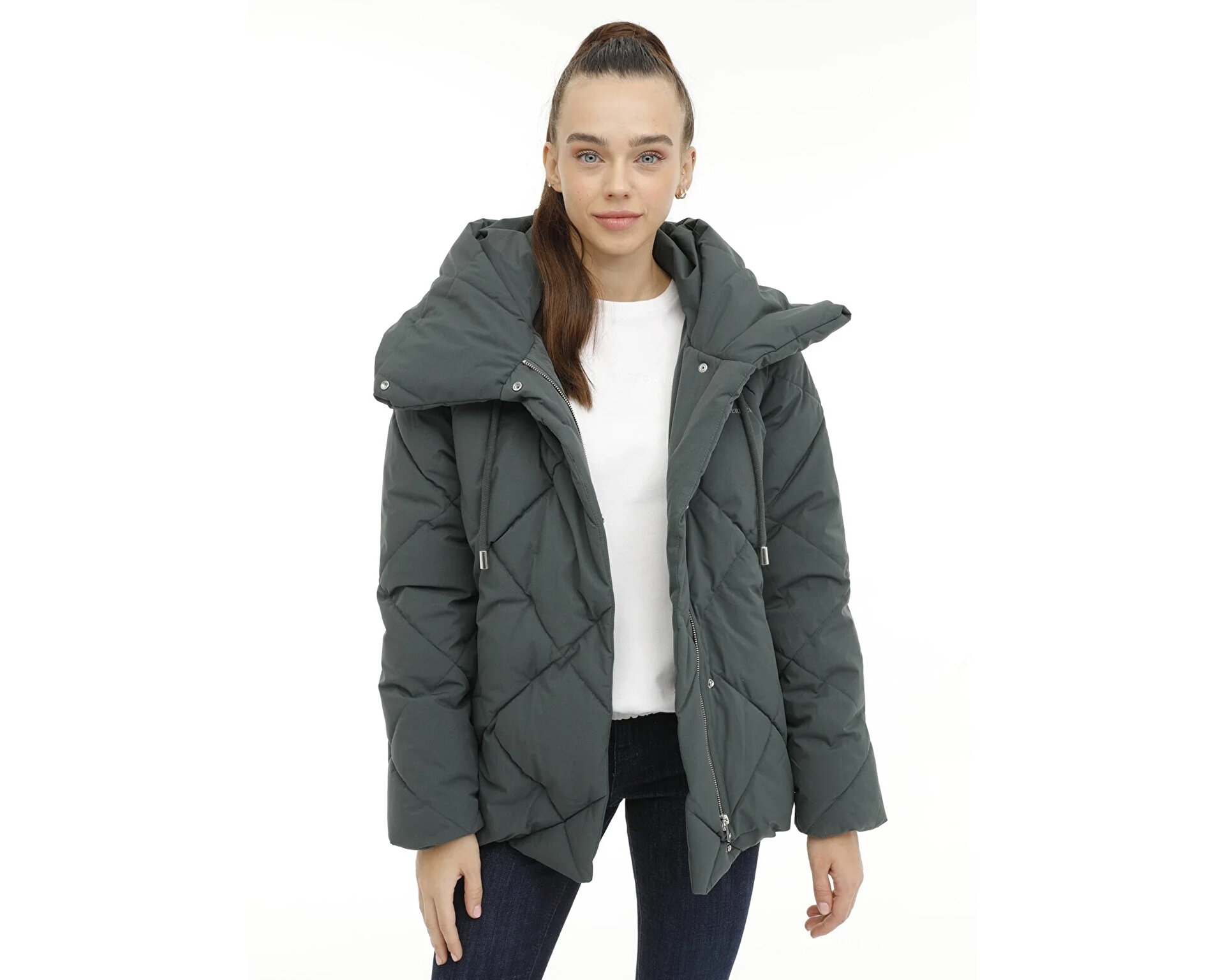 美品✨セオリー　Double Flannel Cropped Parka Double-Face Wool Flannel Cropped Parka | Theory