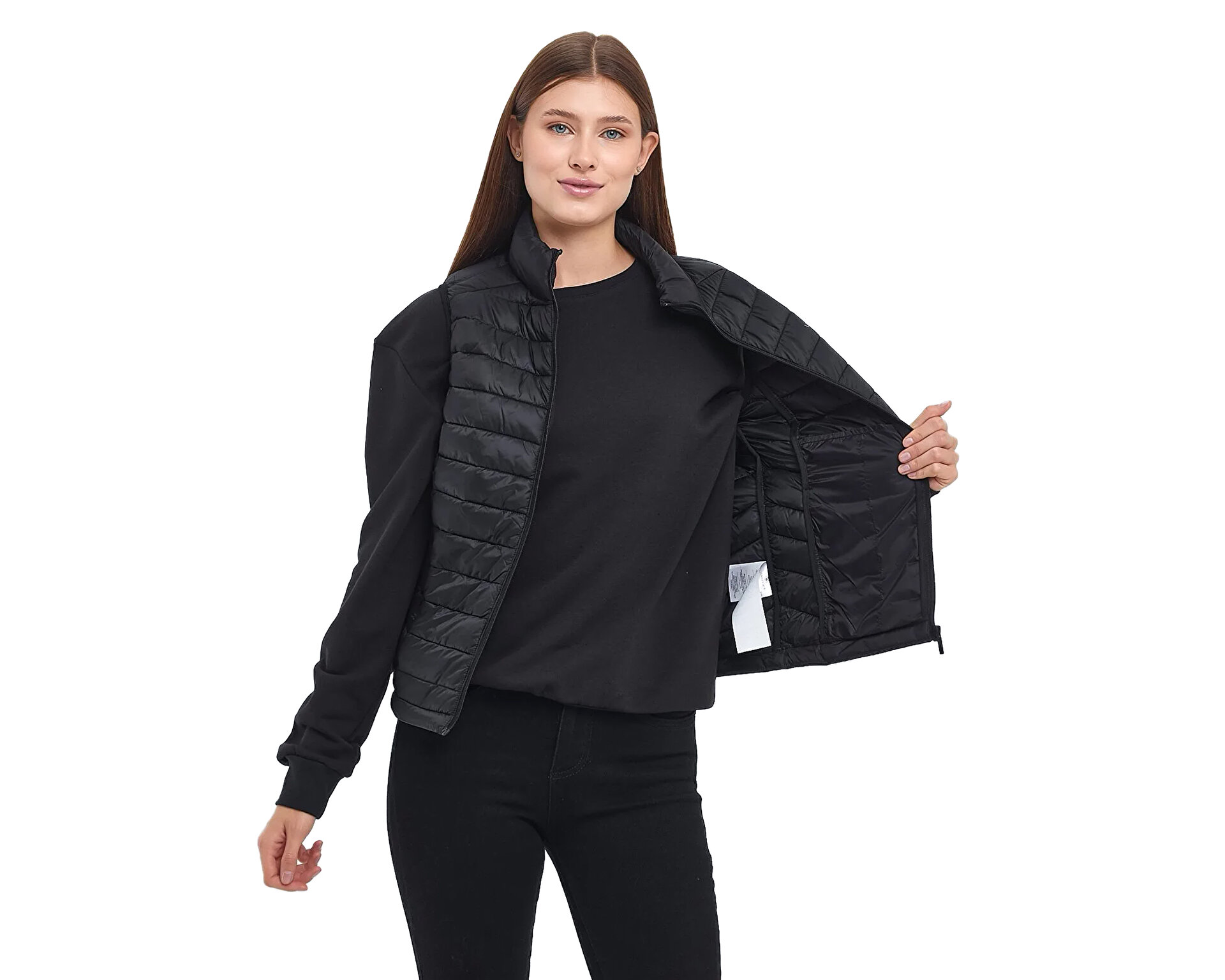 Lumberjack Kadın 3W Wb Vest 4Sn34 3Pr Siyah 101399206