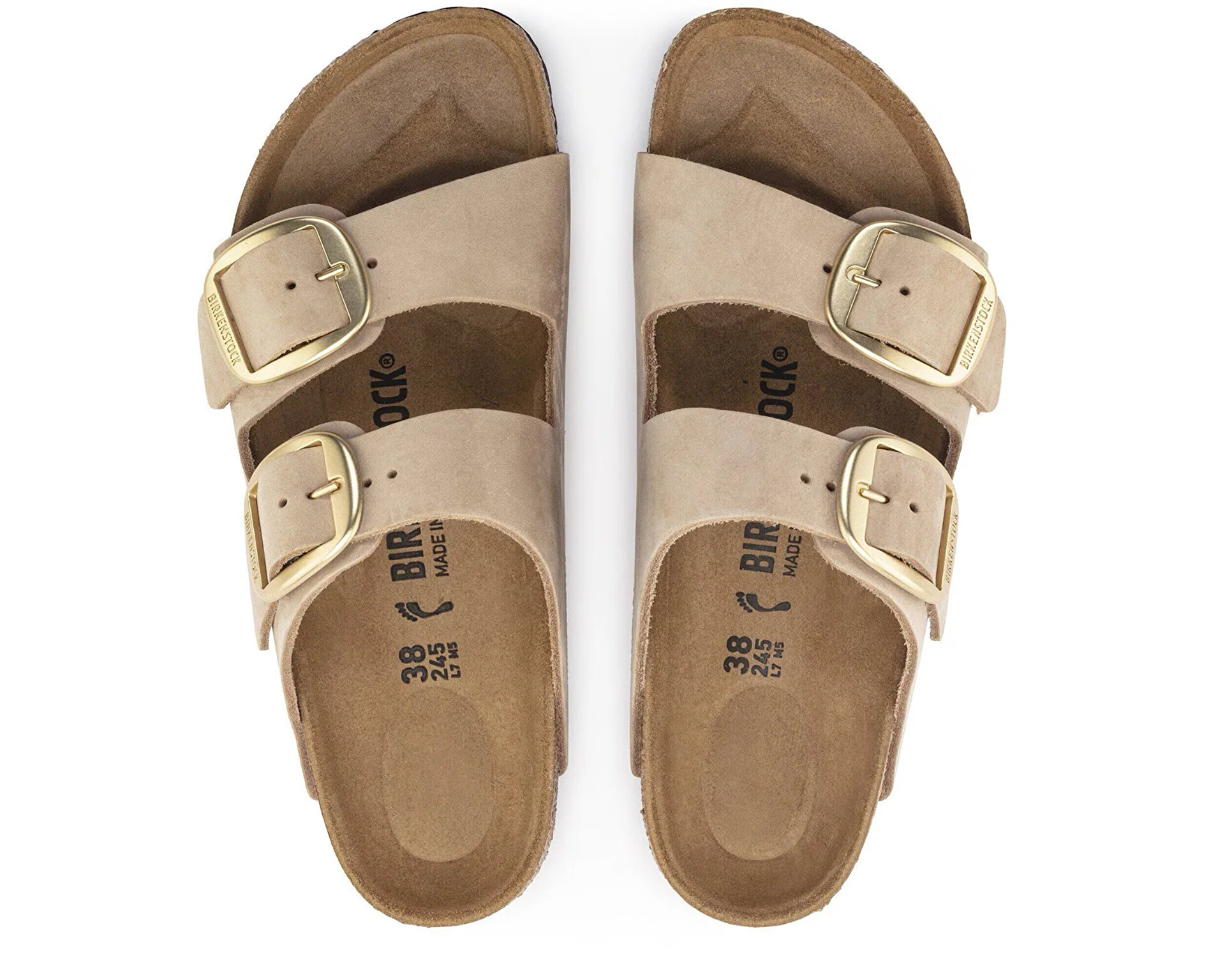 BIRKENSTOCK Kadın ARIZONA BIG BUCKLE NU Kahverengi 1024064-20290