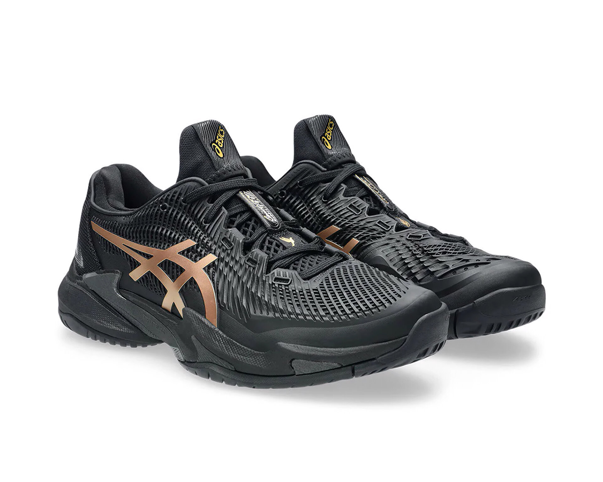 ASICS Erkek COURT FF 3 NOVAK NIGHT ENERGY Siyah 1041A527-960