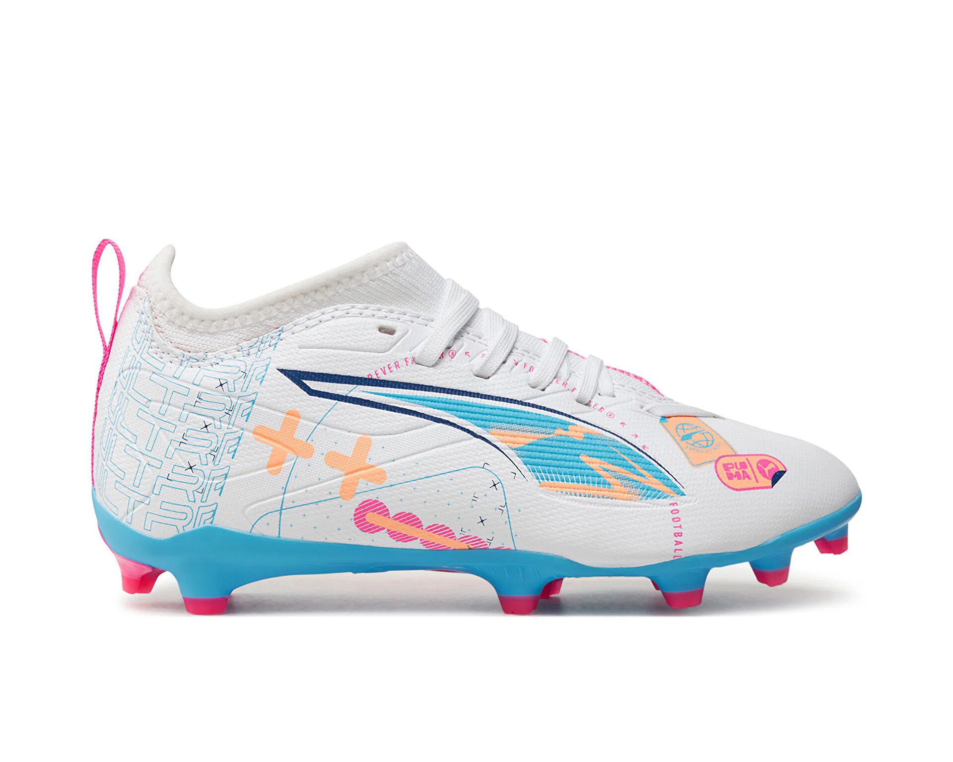 Puma Çocuk Ultra 5 Match Vol. Fg/Ag Jr Beyaz 10806501