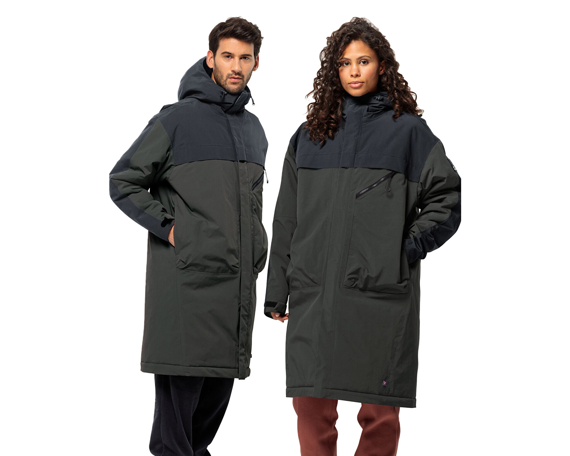 Jack Wolfskin Unisex Heumarkt 2L Parka Gri 1116161-6502