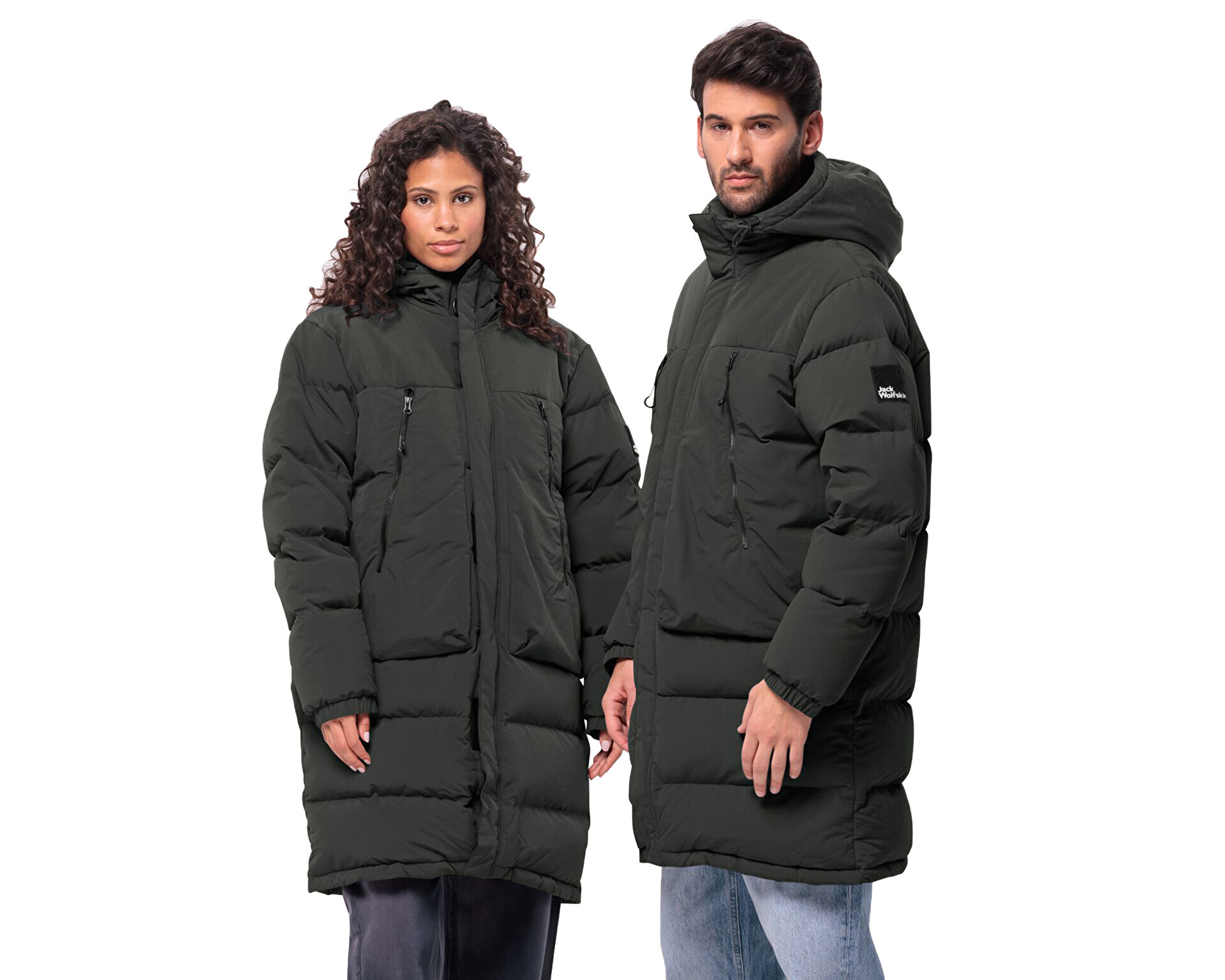 Jack Wolfskin Unisex Dellbrueck Long Jkt Siyah 1207551-6502