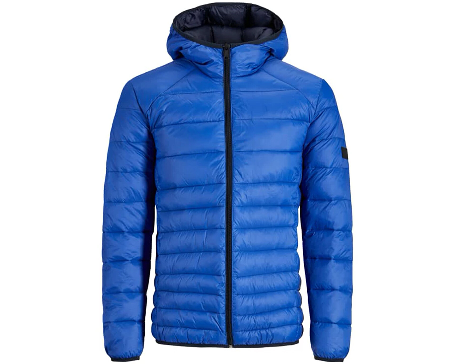 Jack Jones Erkek Jjebomb Puffer Hood Noos Mavi 12156212-SURF-THE-WEB