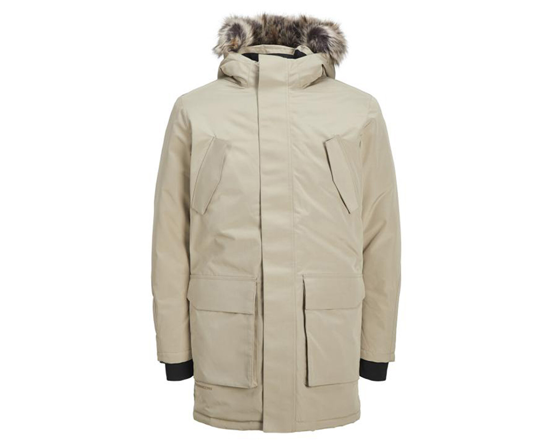 Jack Jones Erkek Jcomeyland Hybrid Down Parka Krem 12157936-DUNE