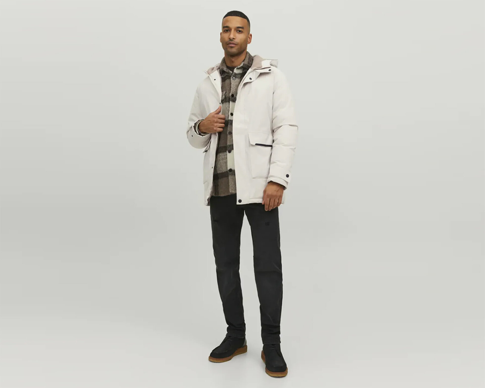 Jack Wolfskin Erkek Jjetiko Parka Sn Krem 12211896-MOONBEAM