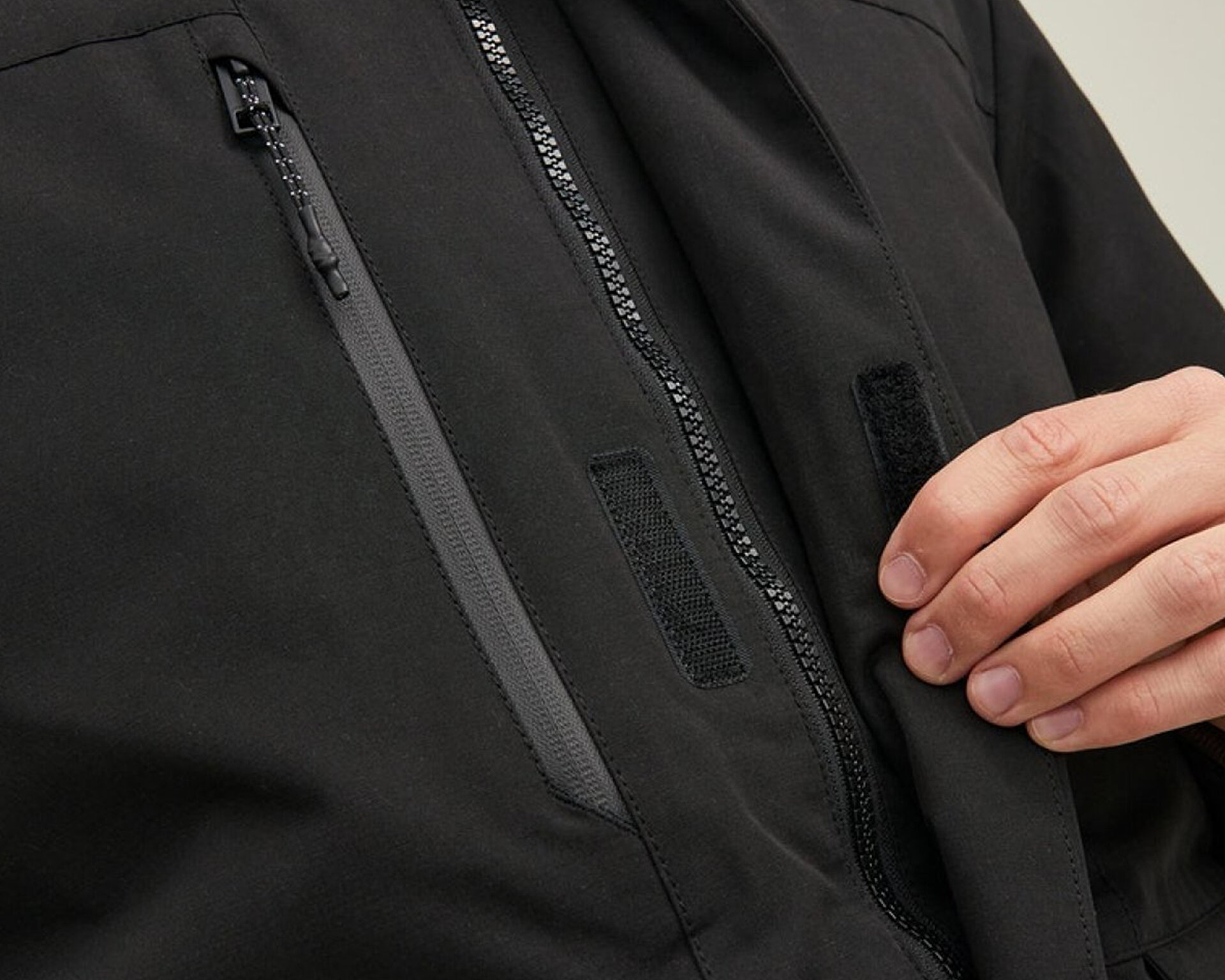 Jack Jones Erkek Jcobach Parka Siyah 12214645-BLACK