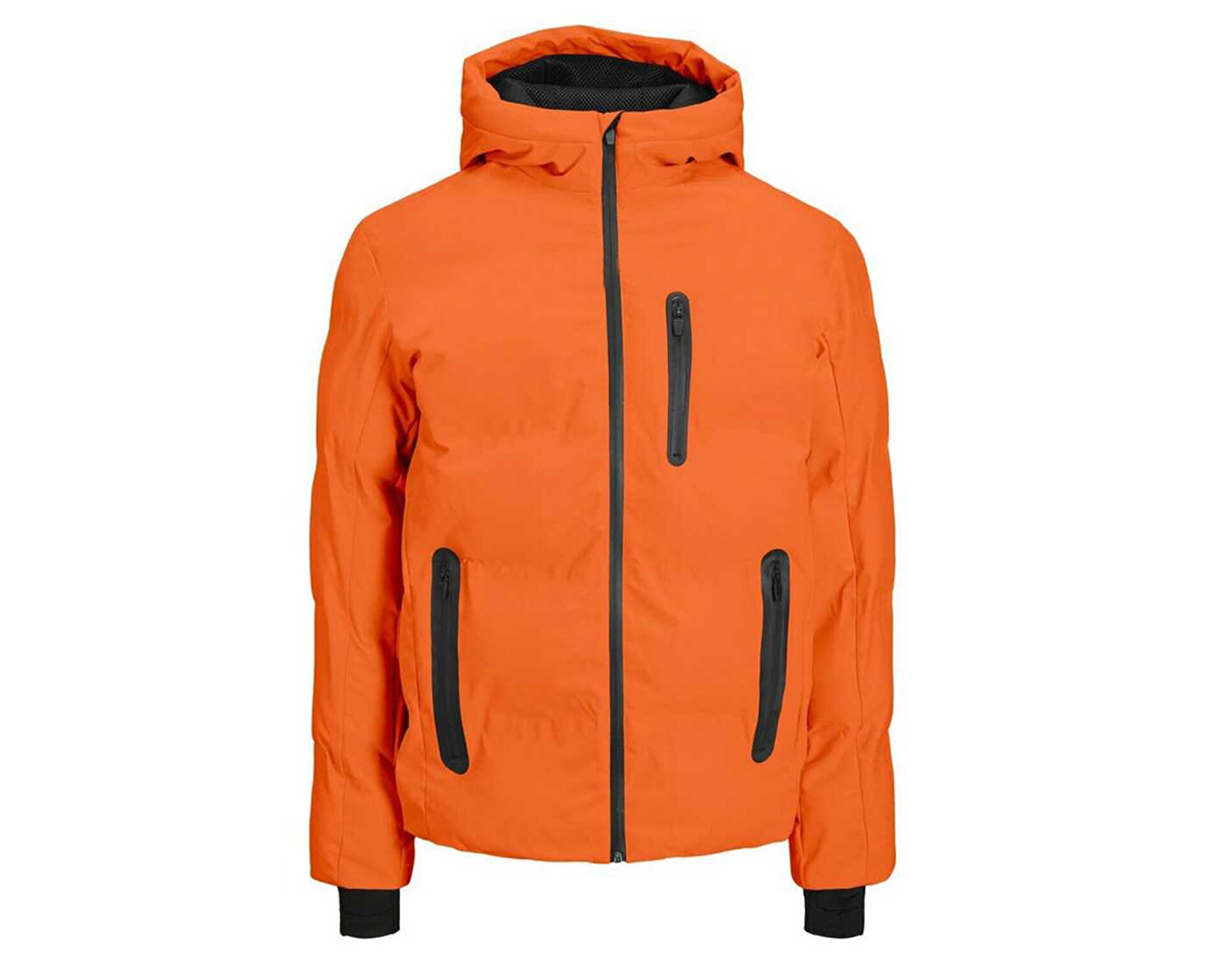 Jack Jones Erkek Jcoheat Puffer Jacket Sn Turuncu 12215507