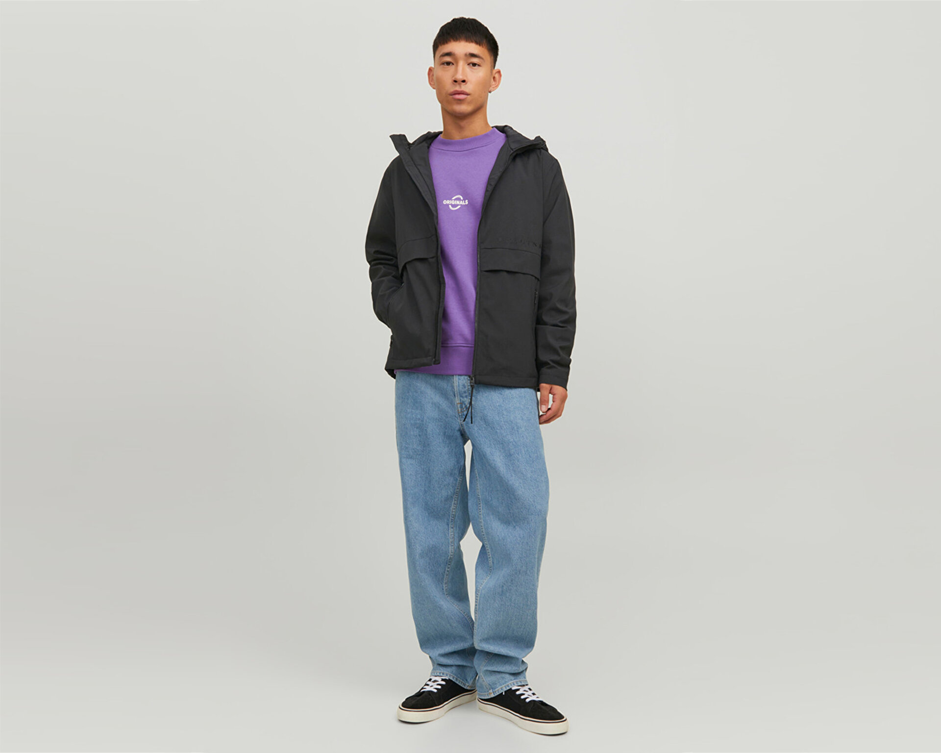 Jack Jones Erkek Jorcopenhagen Spring Jacket Sn Siyah 12228345-BLACK