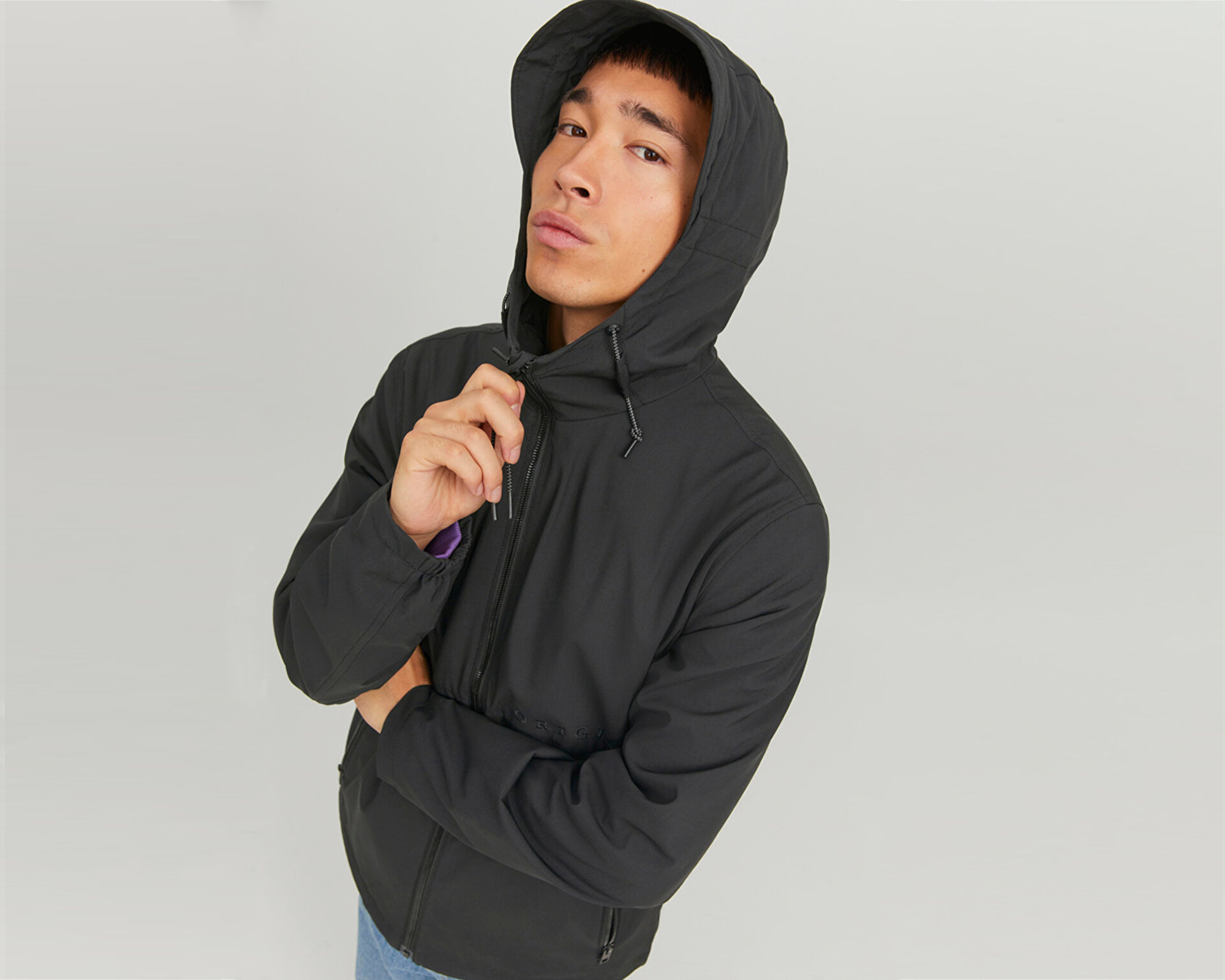 Jack Jones Erkek Jorcopenhagen Spring Jacket Sn Siyah 12228345-BLACK