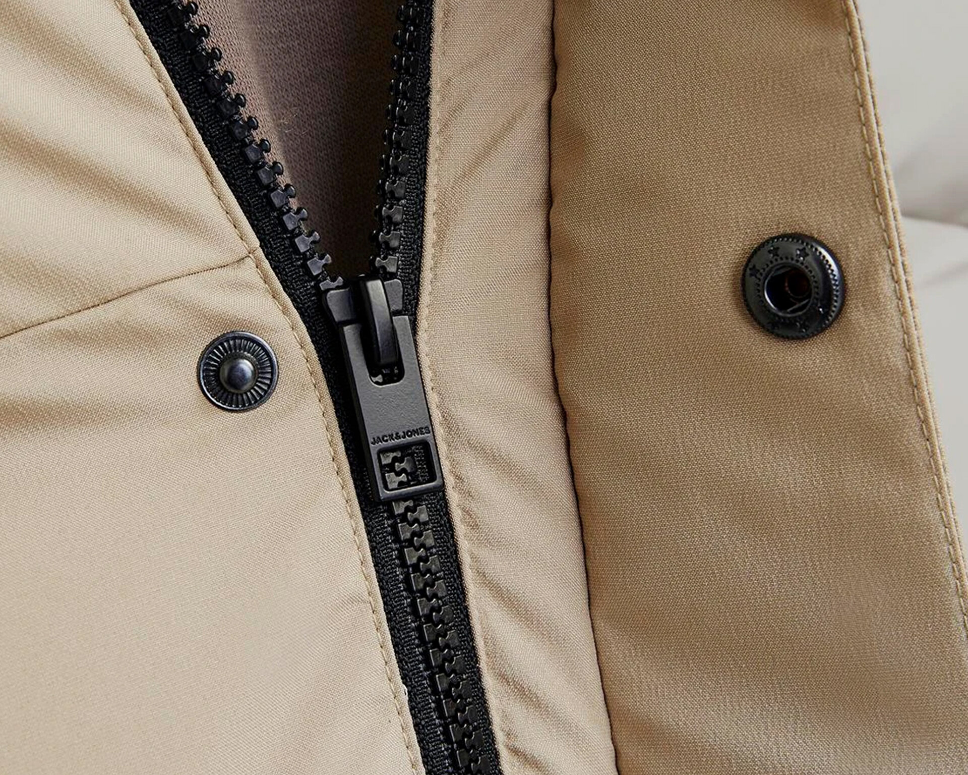 Jack Jones Erkek Jcolpha Puffer Sn Krem 12261971-CROCKERY