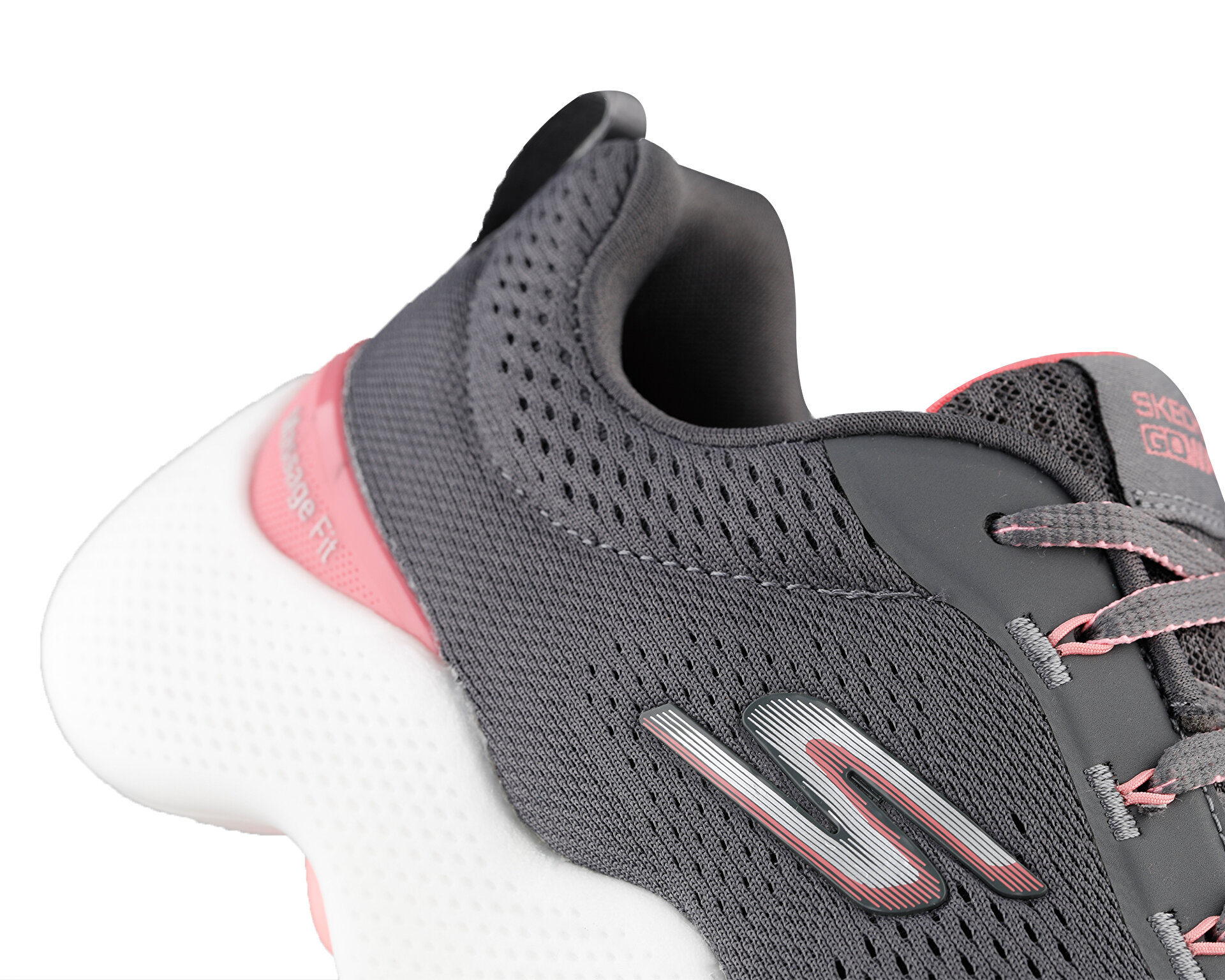 Skechers Kadın Go Walk Massage Fit Gri 124903-GYPK