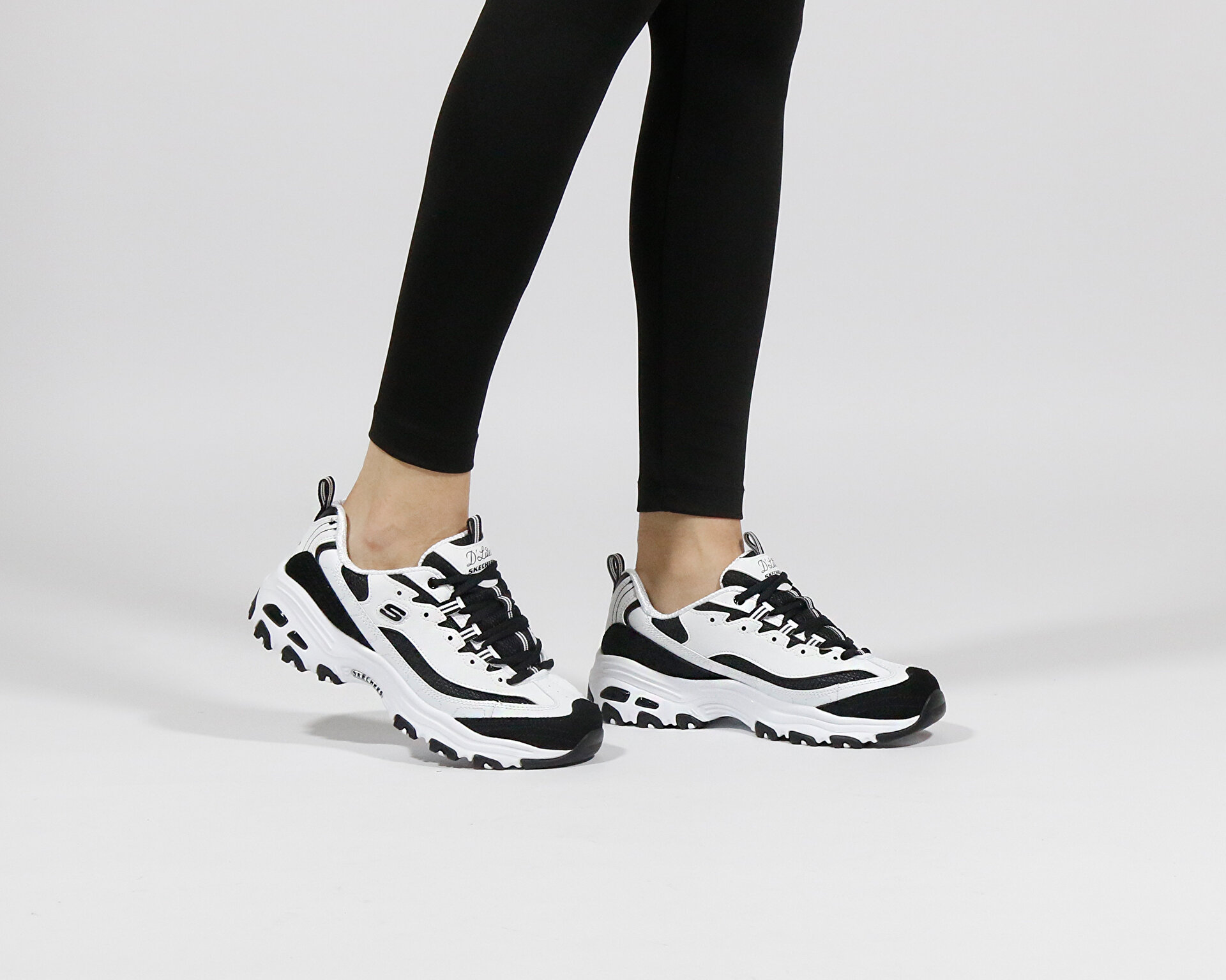 SKECHERS Kadın D'LITES MARCH FORWARD Beyaz 13148-WBK | Korayspor