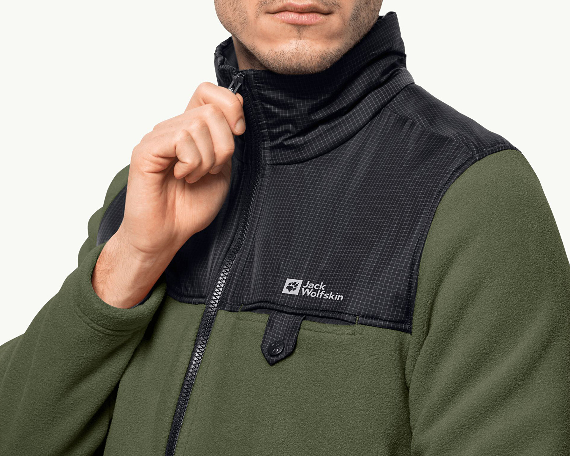 Jack Wolfskin Erkek Dna Grizzly Fz Haki 1709982-4129