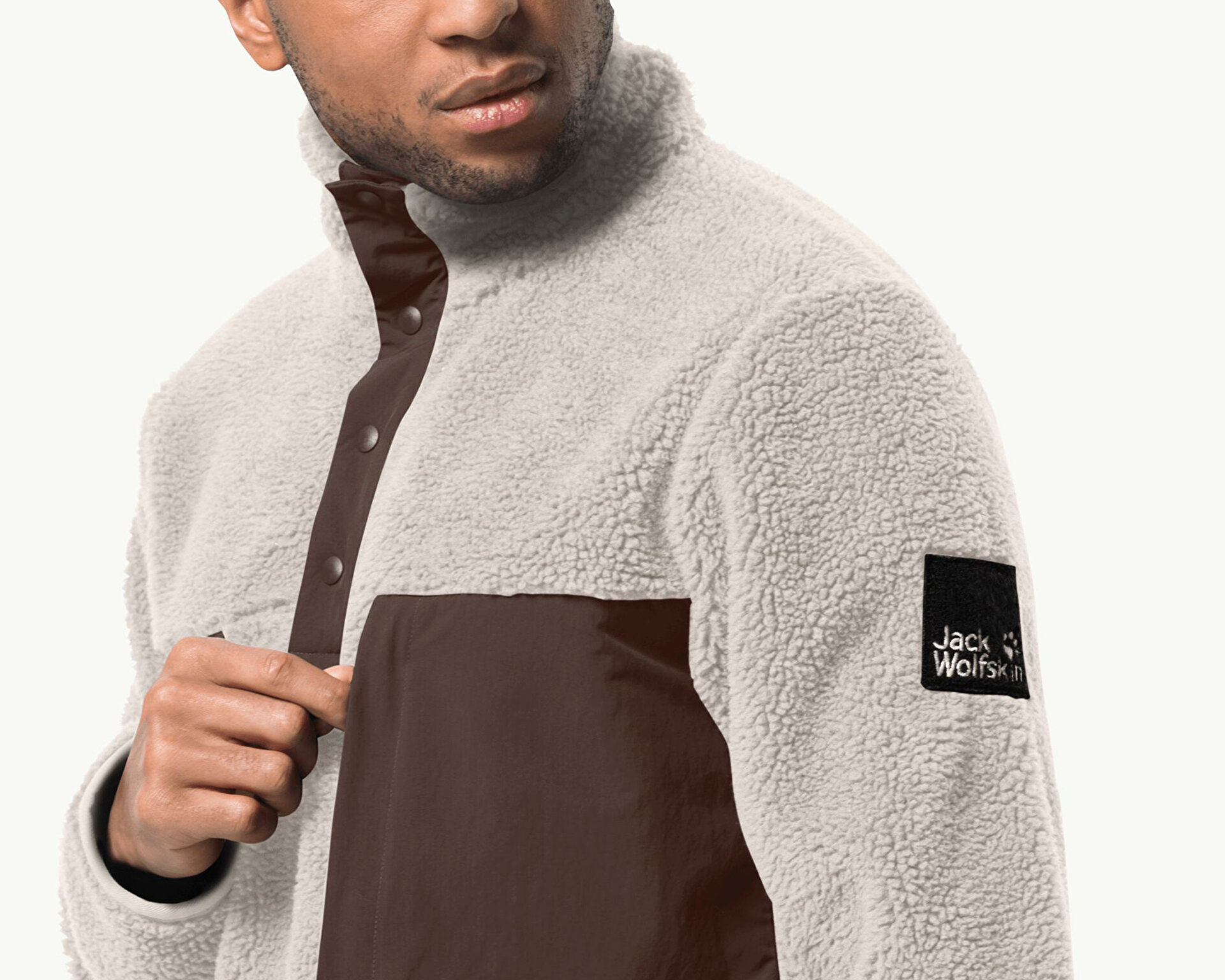 Jack Wolfskin Erkek Pank Snap Krem 1710601-5062