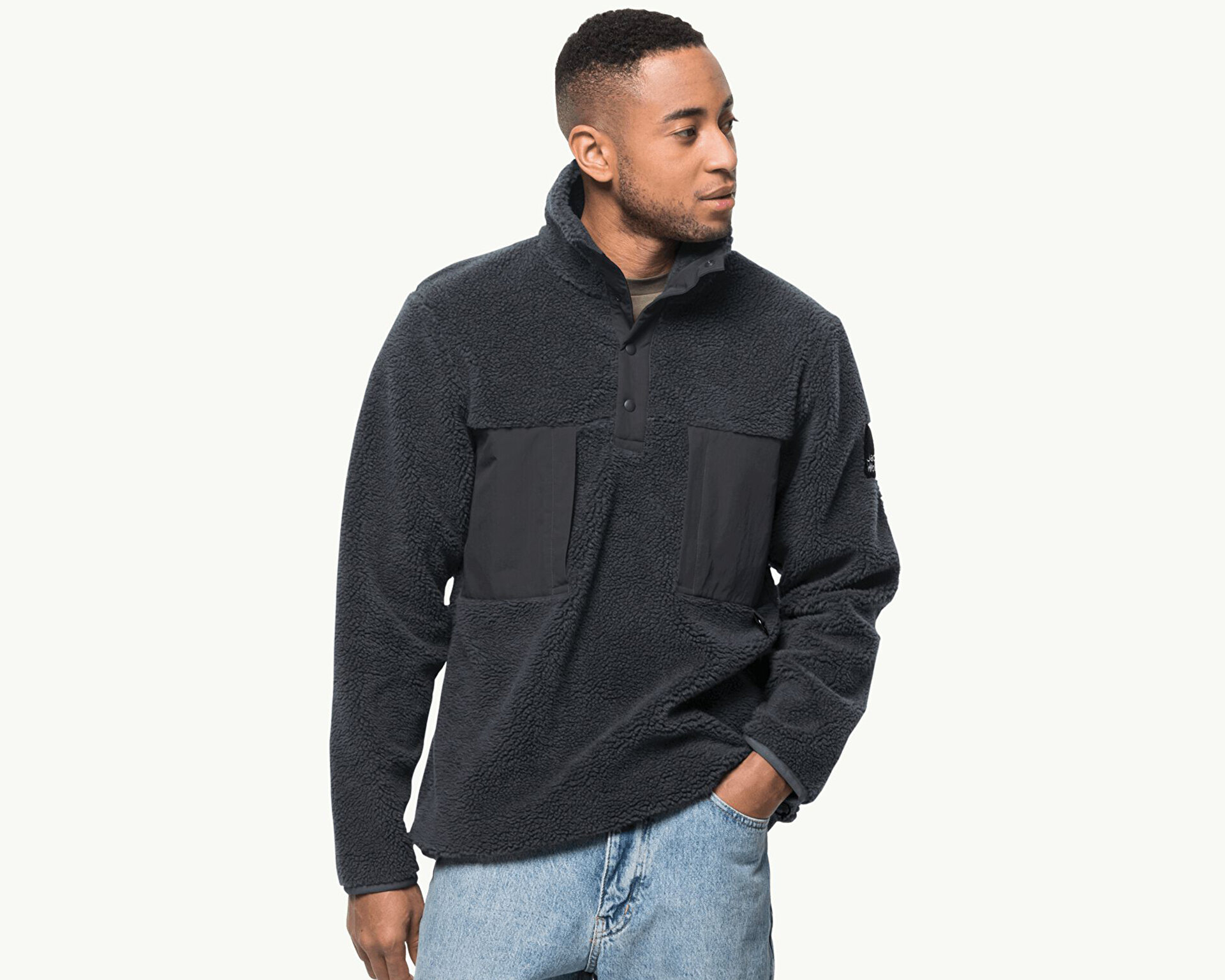 Jack Wolfskin Erkek Pank Snap M Gri 1710601-6350