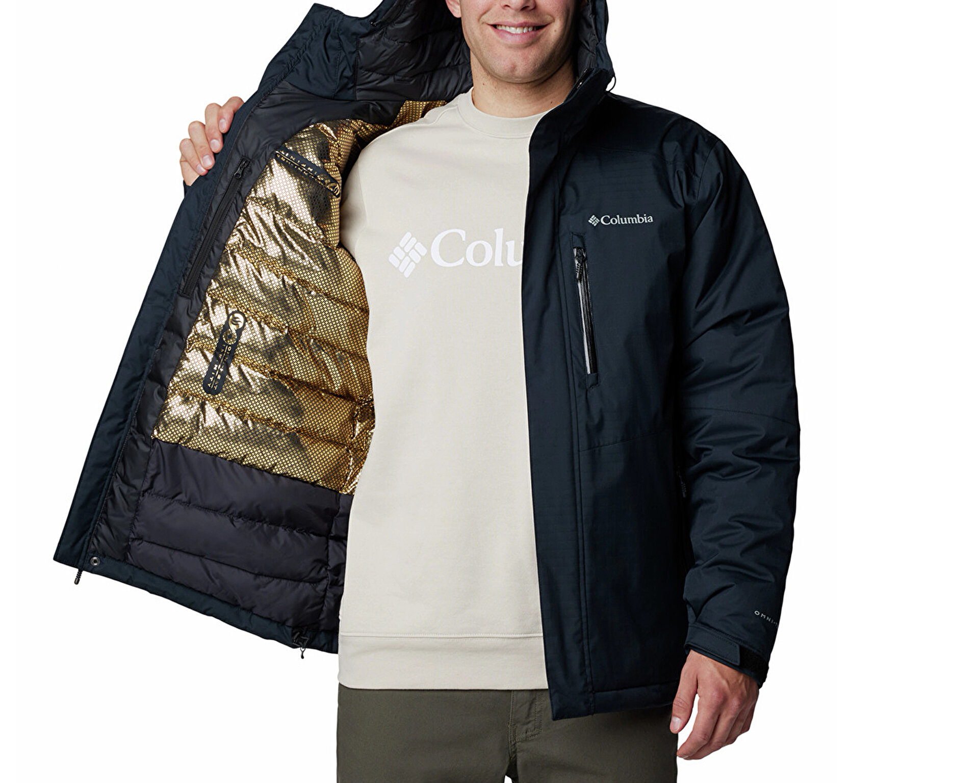 COLUMBIA Erkek OAK HARBOR II INSULATED JACKET Siyah 2089431010
