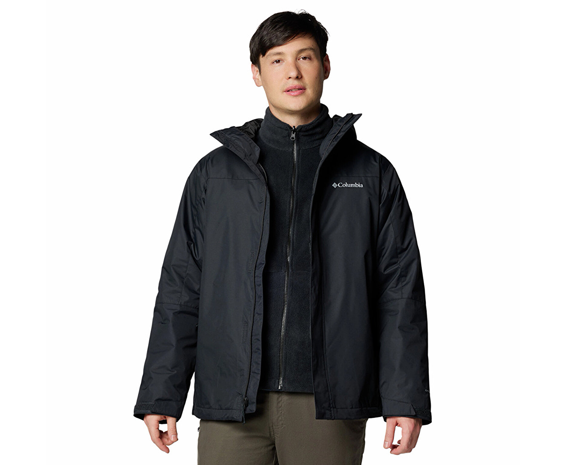 おばけ2 COLUMBIA Erkek TUNNEL FALLS II INTERCHANGE JACKET Siyah 2096921010