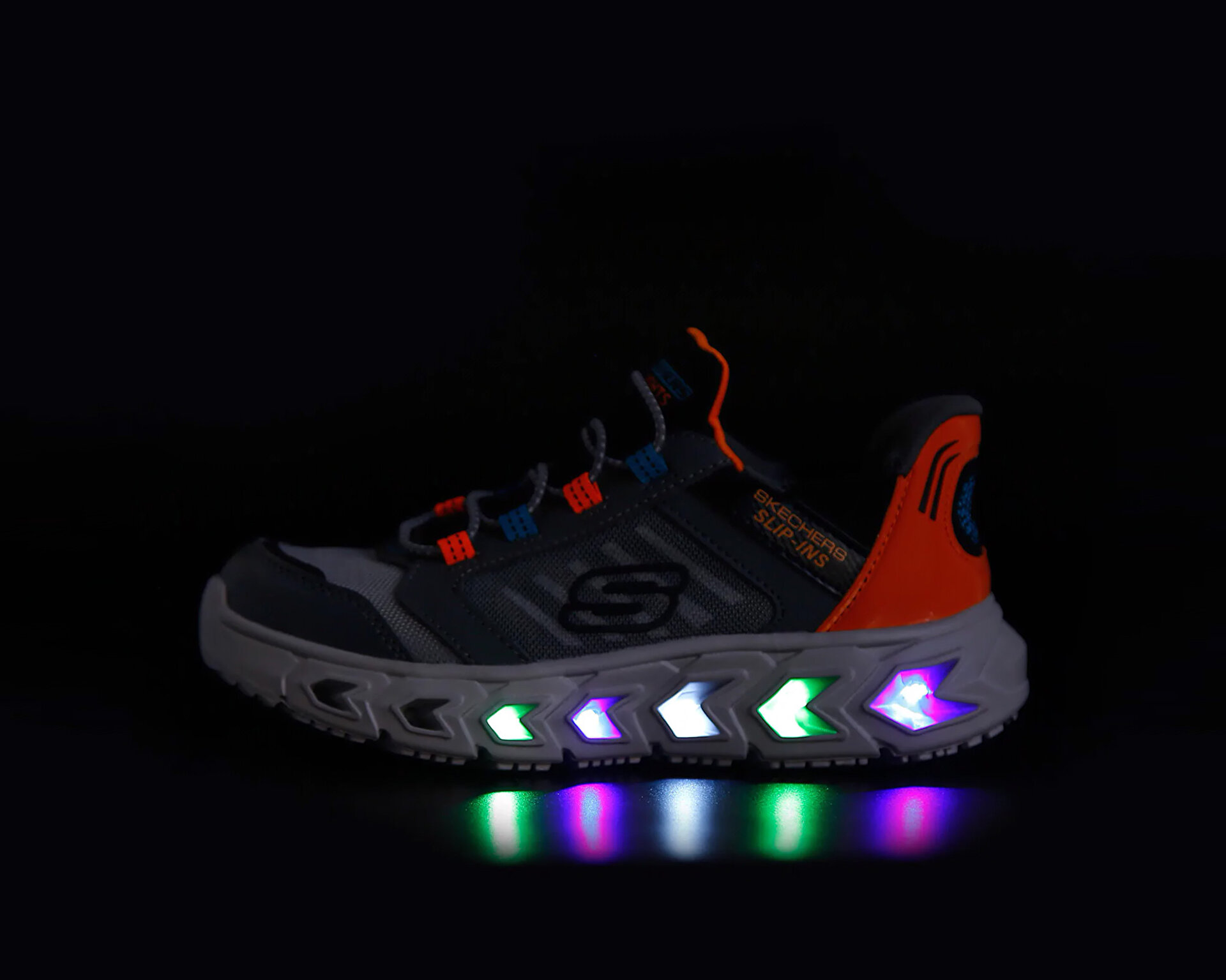 Skechers Çocuk Hypno Flash 2.0 Odelux Gri 403843L-CCOR