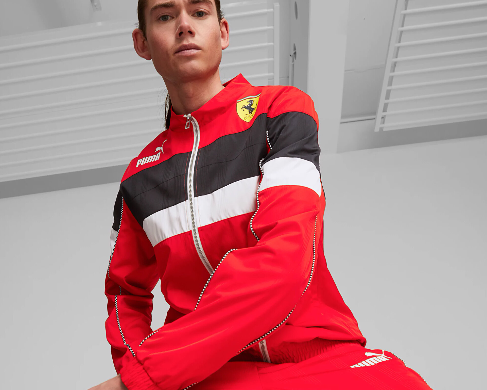 Puma Erkek Ferrari Race Sds Jacket Kırmızı 53815702
