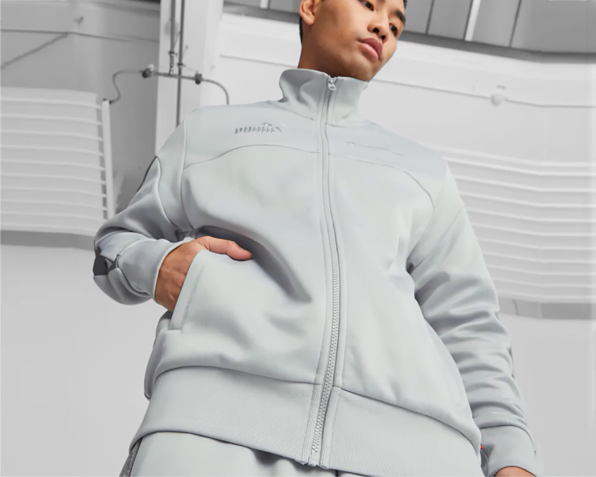 Puma Erkek Bmw Mms Monochrome Jacket Gri 53892203