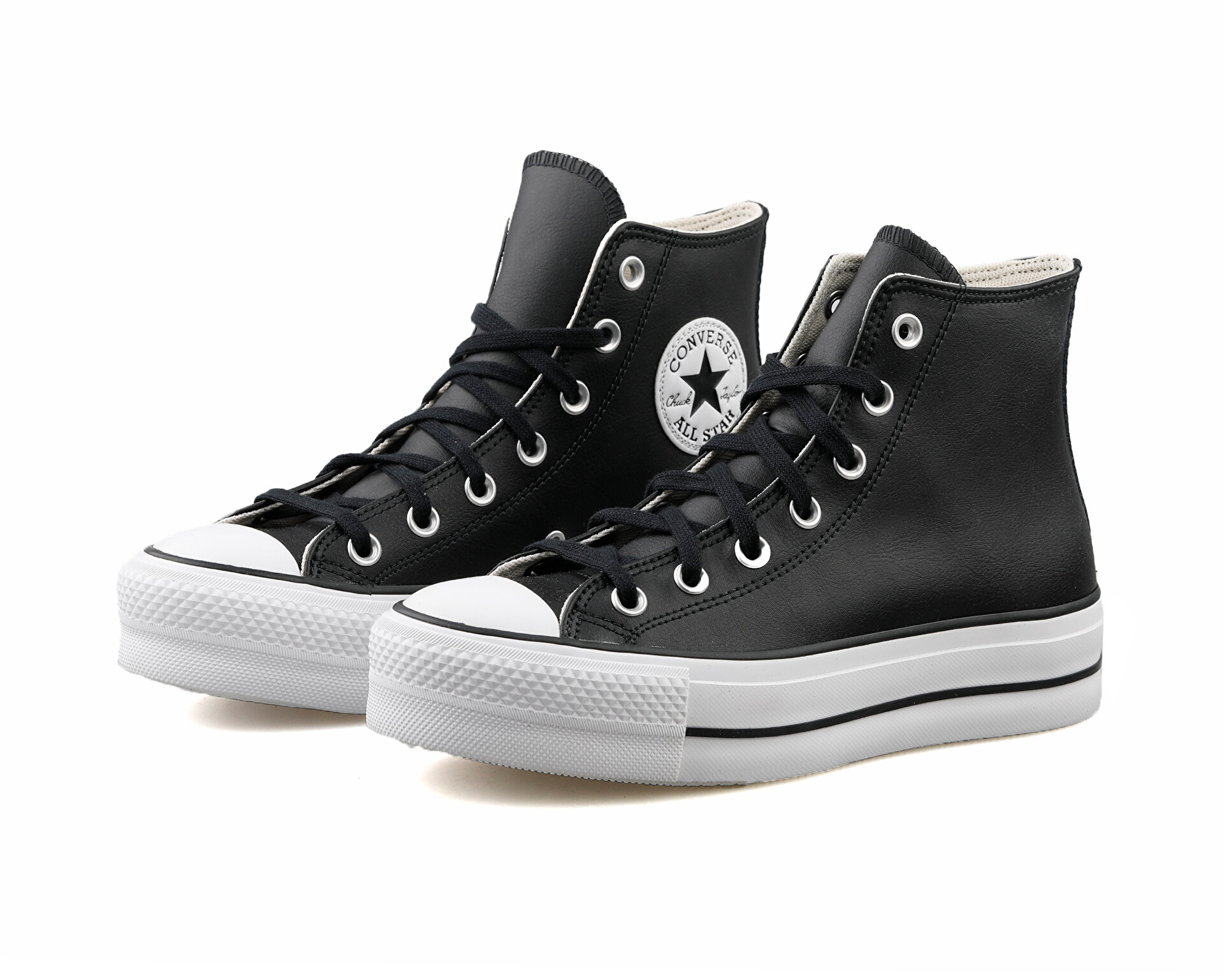 Converse Kadın Chuck Taylor All Star Leather Platform Siyah 561675C