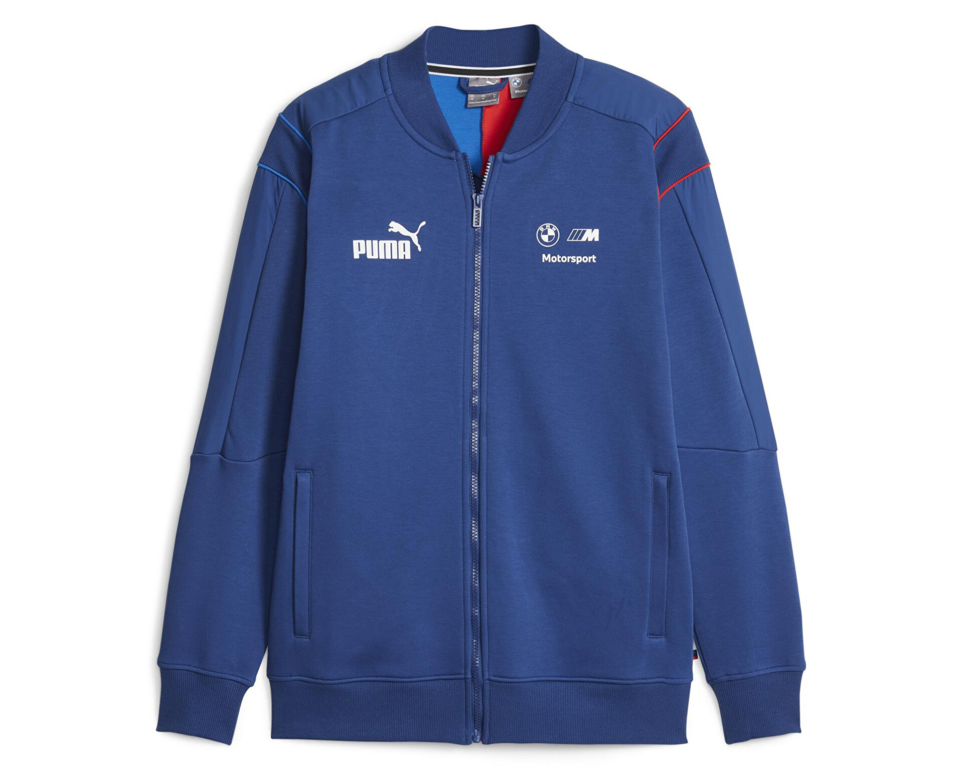 m Puma 62745304BMW MMS MT7 Mavi Dik Yaka Regular Fit Zip Ceket