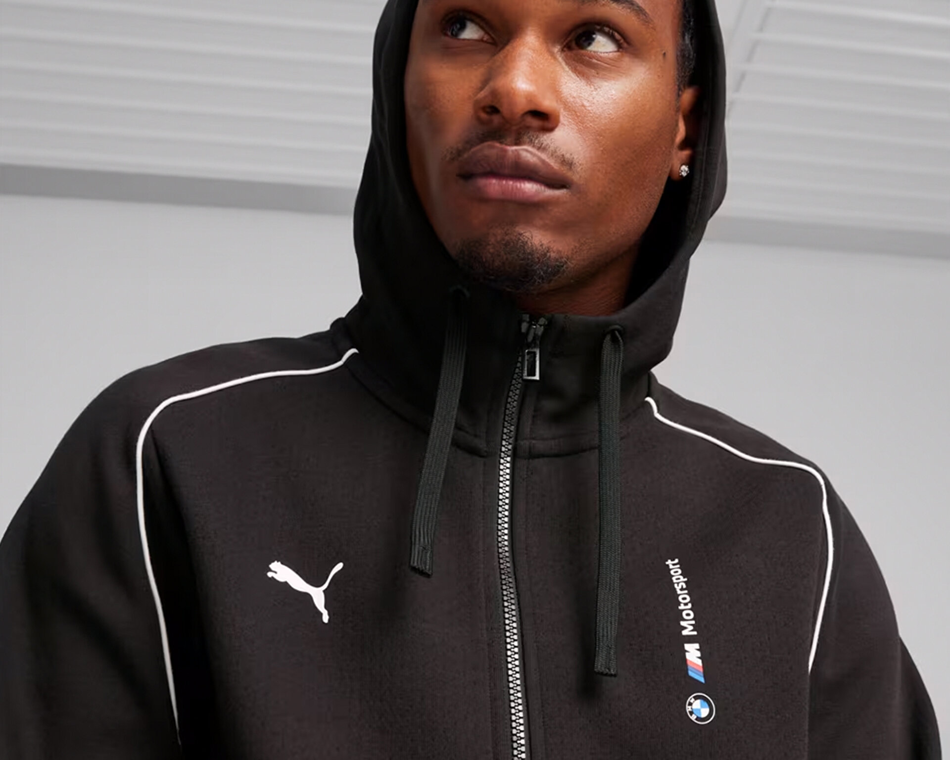Puma Erkek Bmw Mms Hooded Sweat Jacket Siyah 62414401