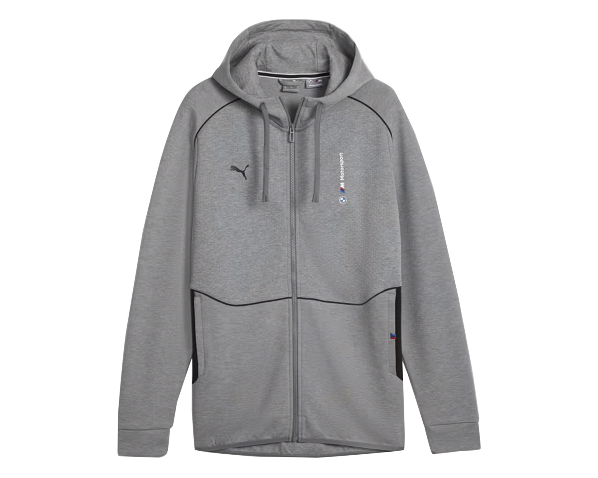 Puma Erkek Bmw Mms Hooded Sweat Jacket Gri 62414403