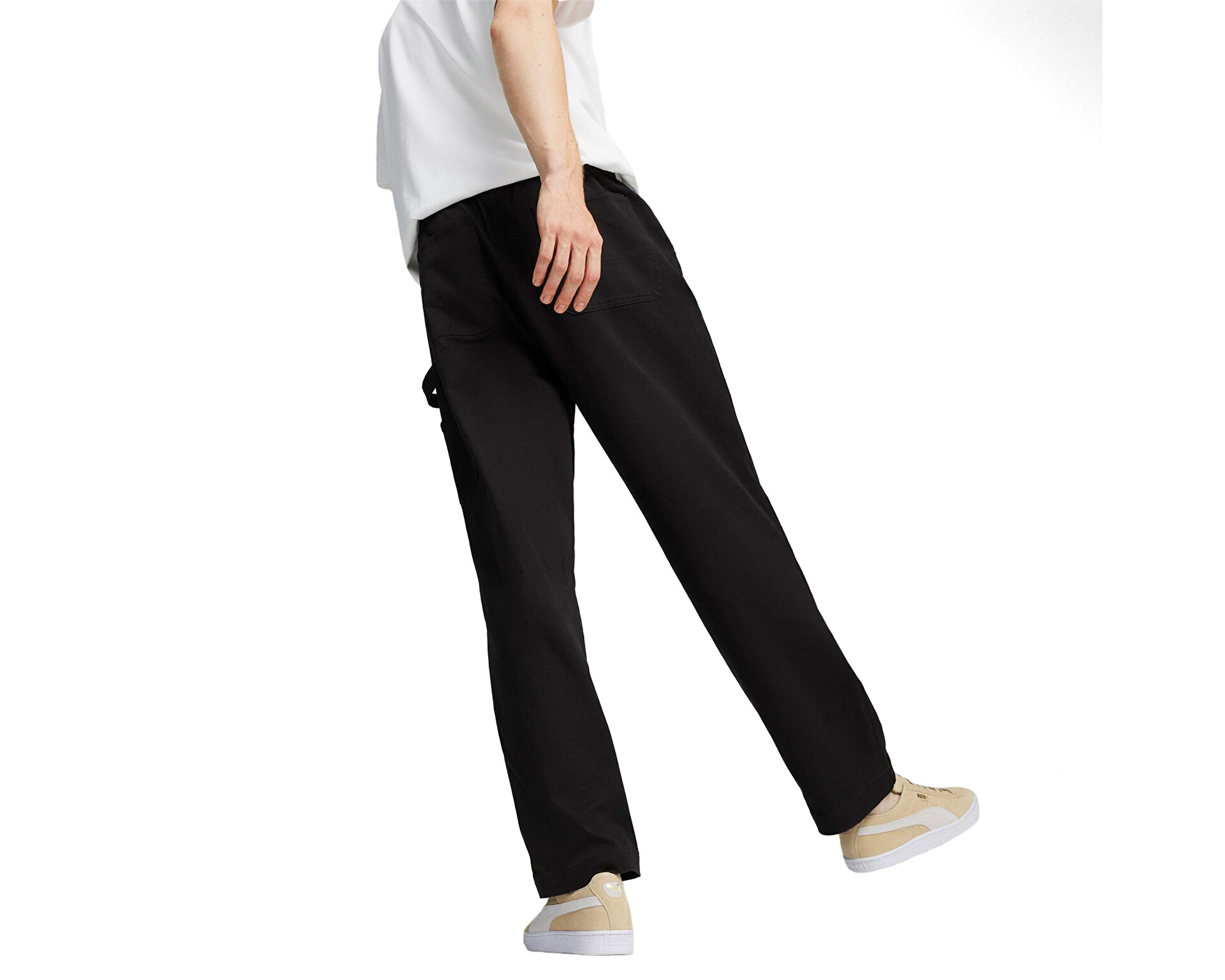 Puma Erkek Downtown Double Knee Pants Siyah 62436801