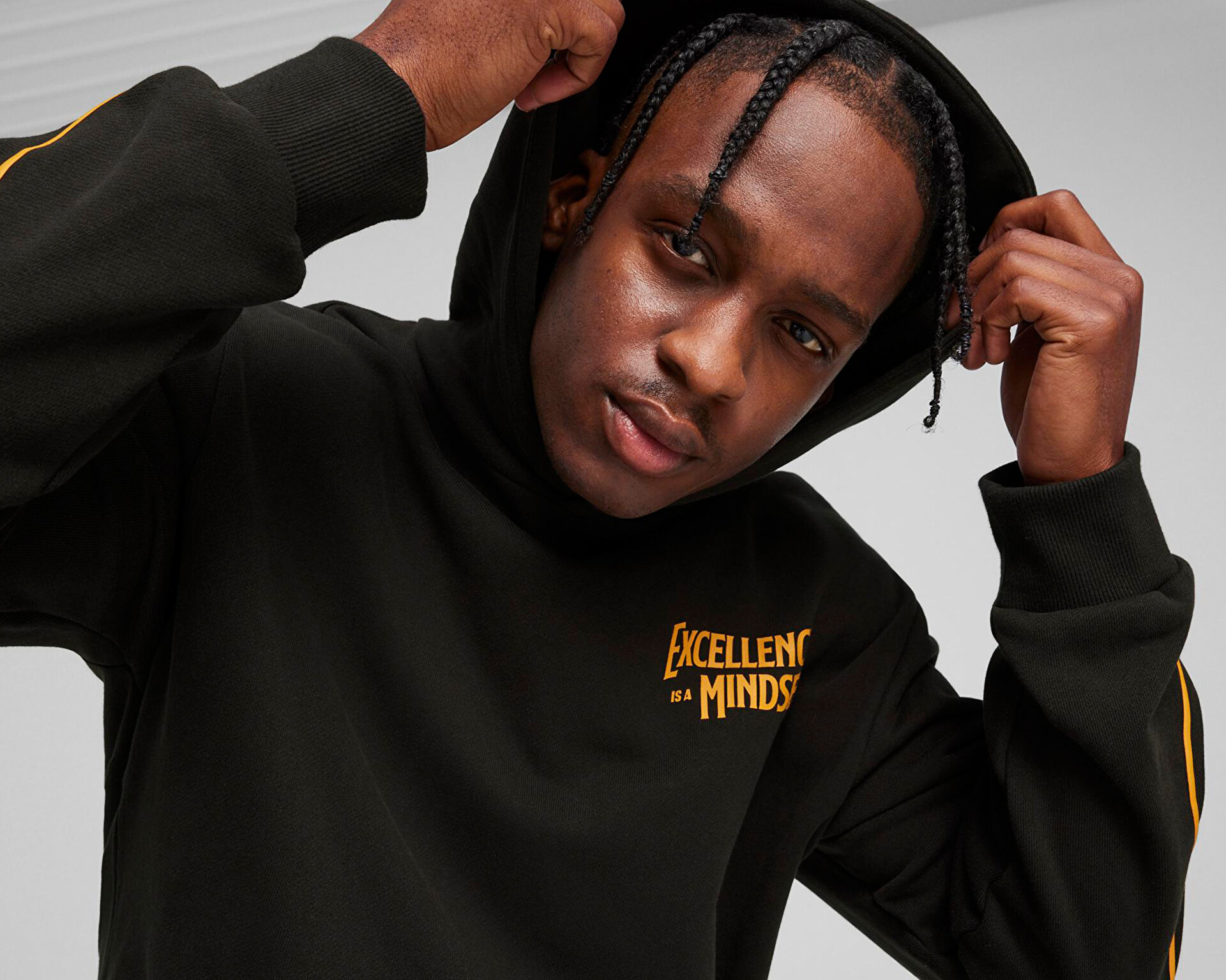 Puma Erkek Caution Hoodie Siyah 62475901