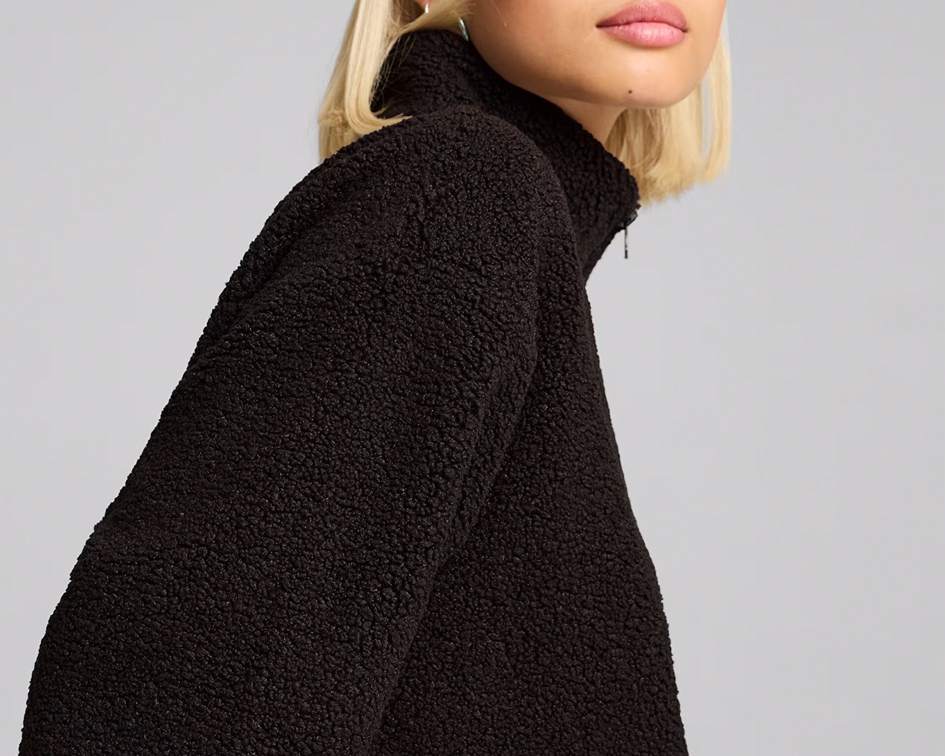 Puma Kadın Classics Winterized Half-Zip Siyah 62679601