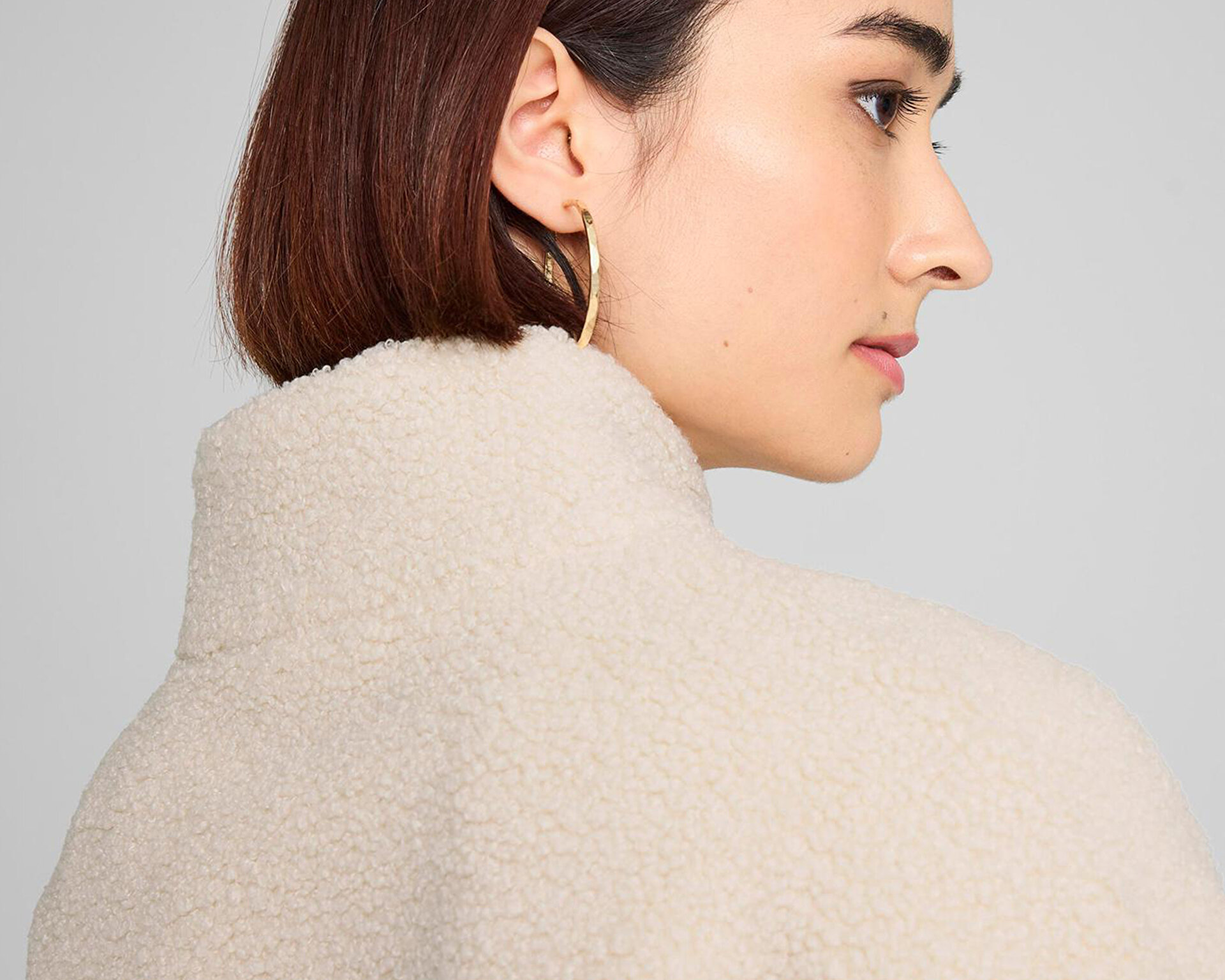 Puma Kadın Classics Winterized Half-Zip Krem 62679687