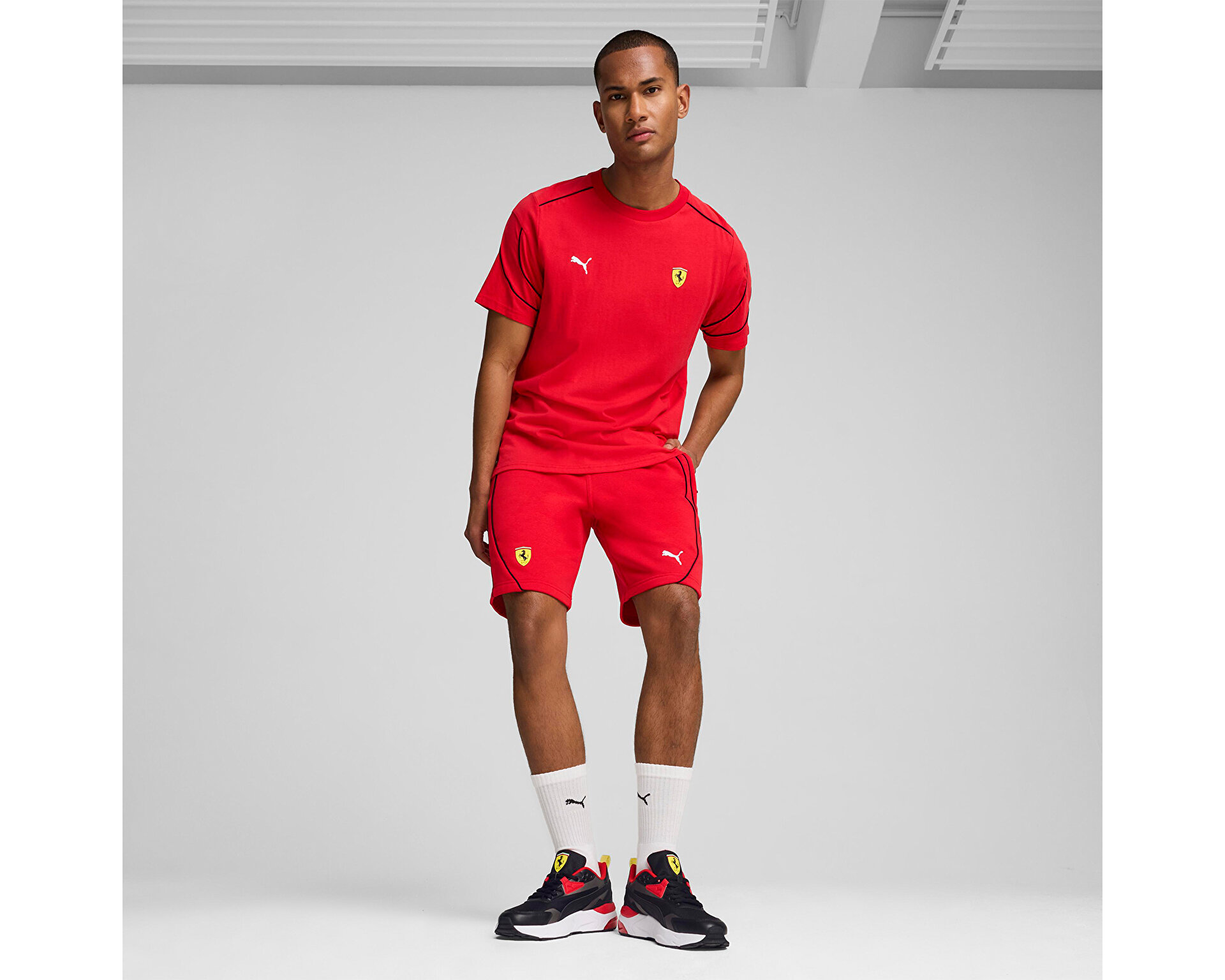 Puma Erkek Ferrari Race Mt7+ Tee Kırmızı 62704502