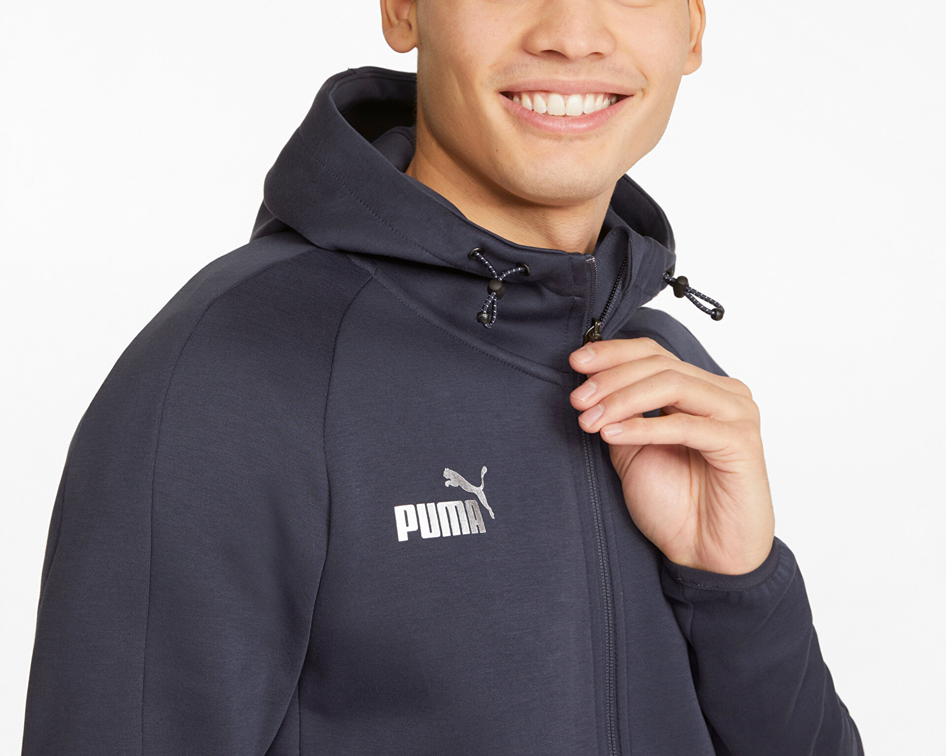 Puma Erkek Teamfinal Casuals Hooded Jkt Lacivert 65738306
