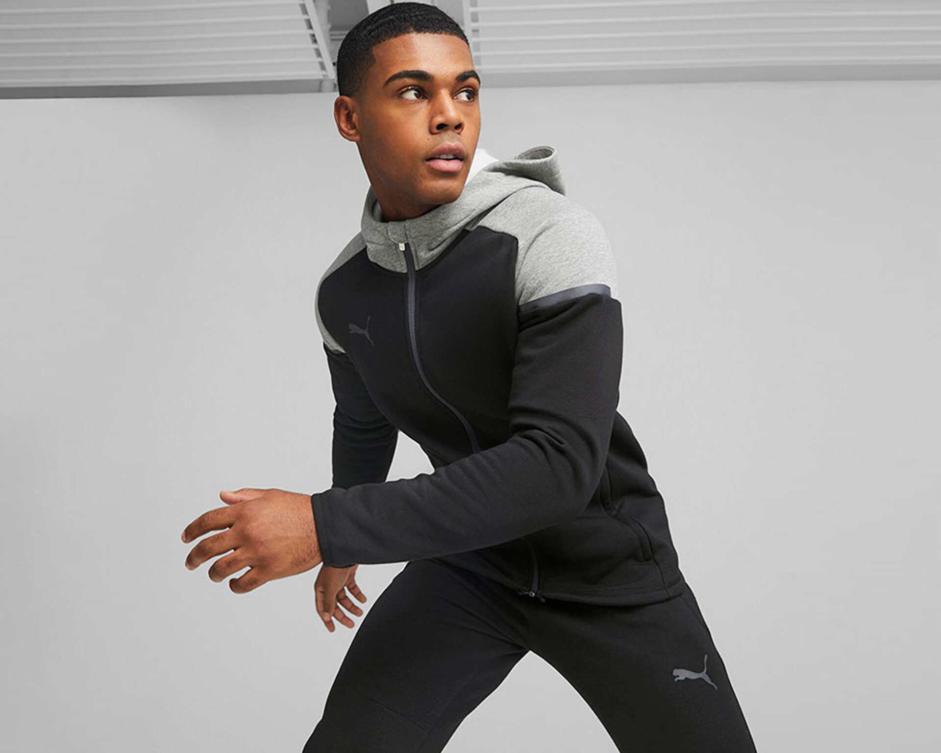 Puma Erkek Teamcup Casuals Hooded Jkt Siyah 65798703