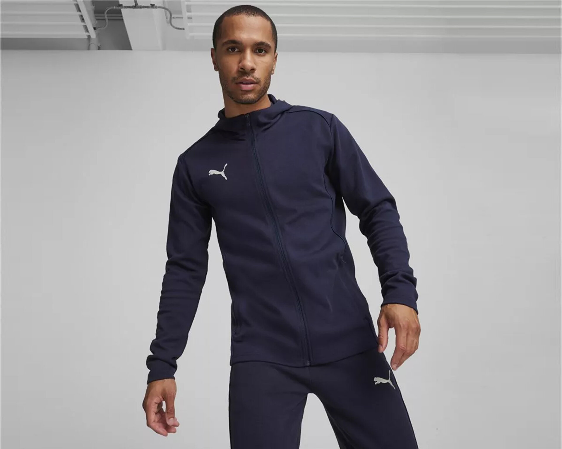 Puma Erkek Teamfinal Casuals Hooded Lacivert 65852806