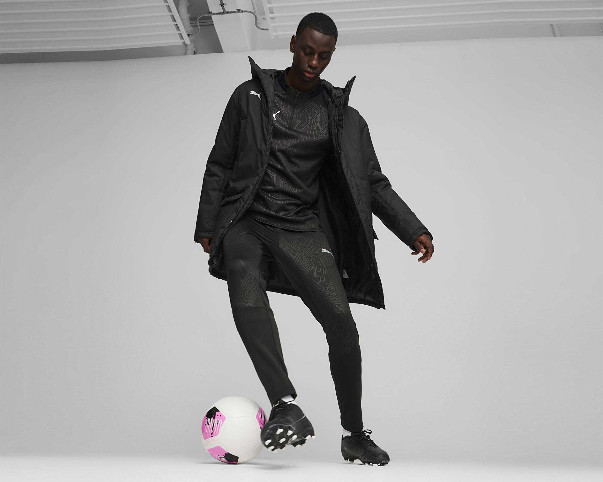 Puma Erkek Team Final Winter Jacket Siyah 65856903