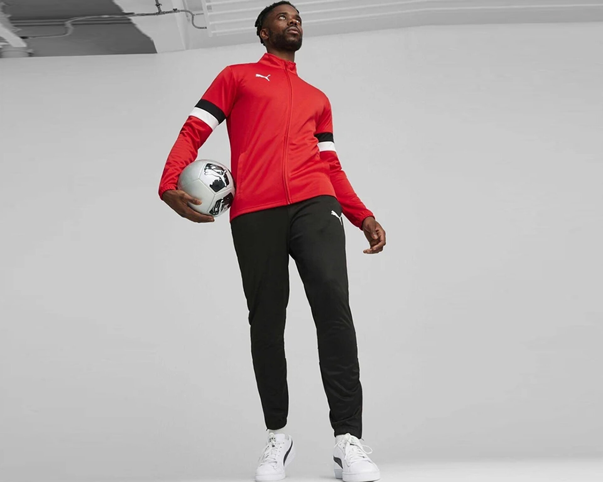 Puma Erkek Teamrise Tracksuit Kırmızı 65865301