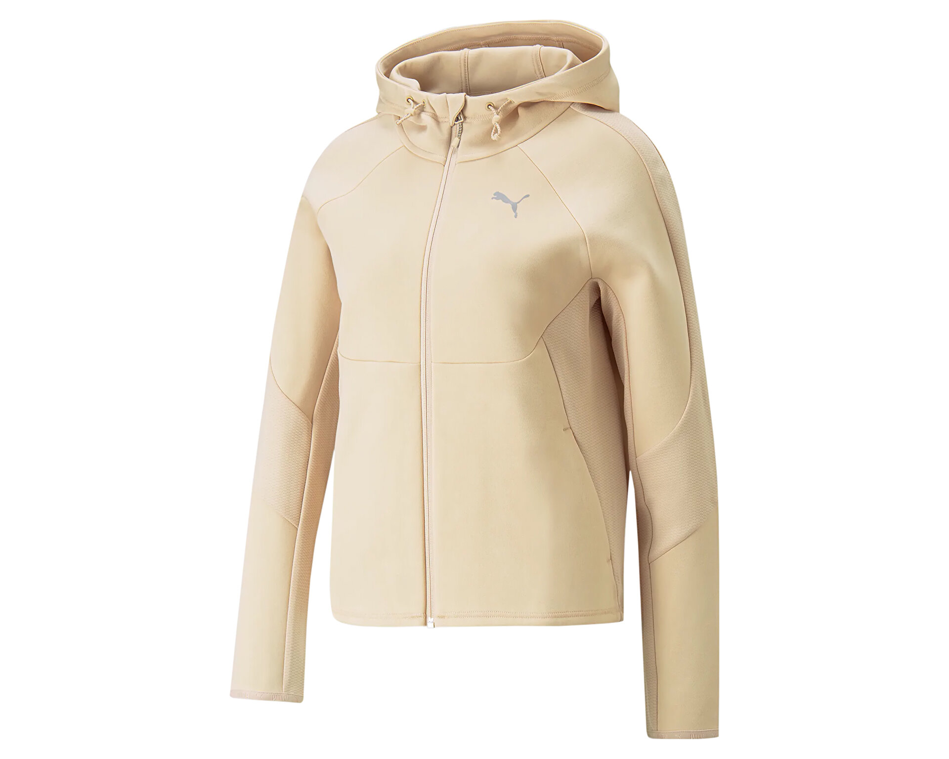 Puma Kadın Evostripe Full-Zip Hoodie Krem 67308588