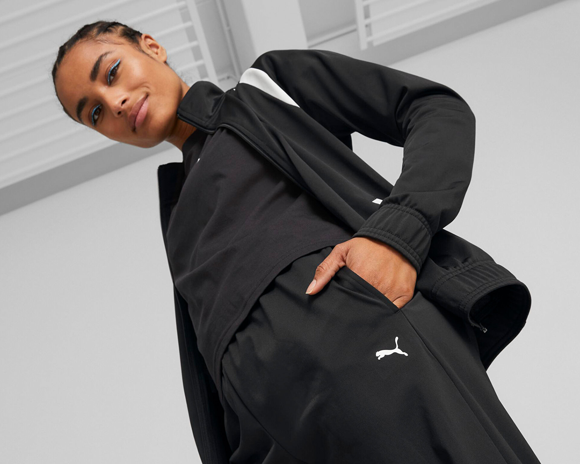 Puma Kadın Classic Tricot Suit Op Siyah 67523401