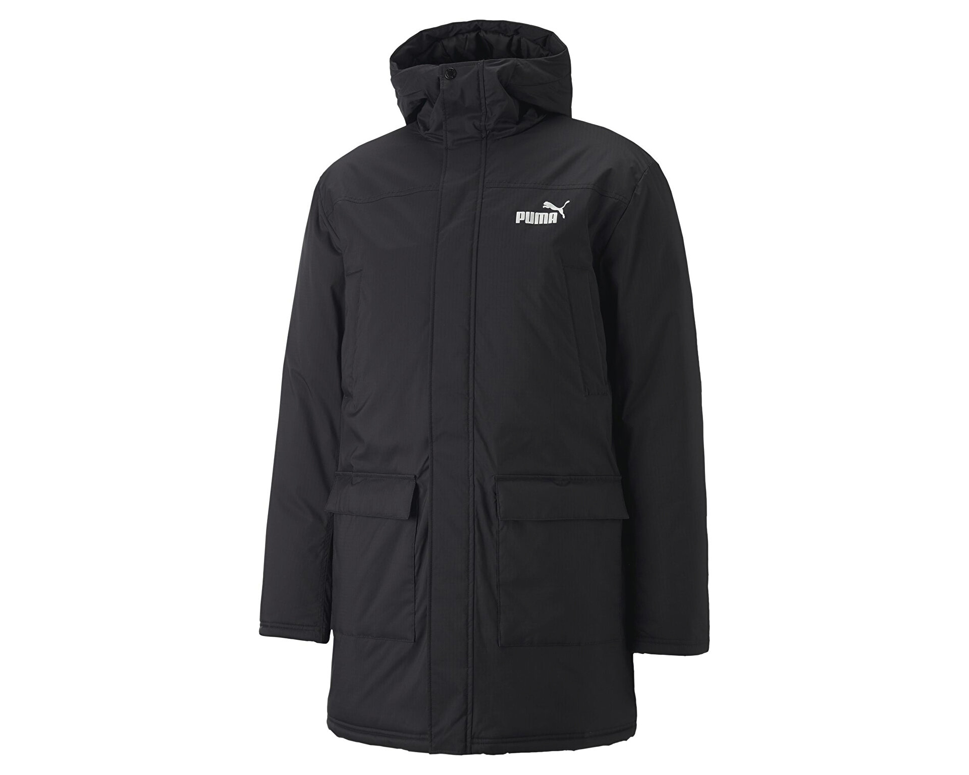 puma padded hooded parka